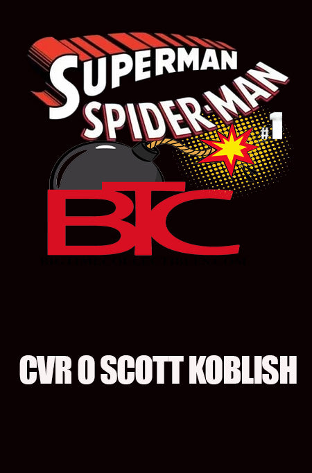 DC MARVEL SUPERMAN SPIDER-MAN #1 (ONE SHOT) CVR O SCOTT KOBLISH SUPERMANS & SPIDER-MANS CARD STOCK VAR (03-25-26)