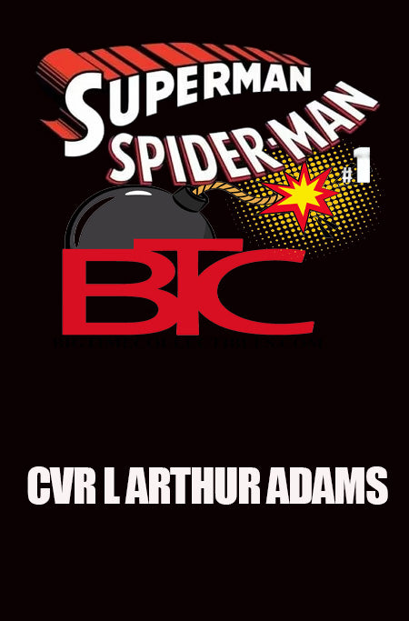 DC MARVEL SUPERMAN SPIDER-MAN #1 (ONE SHOT) CVR L ARTHUR ADAMS CARD STOCK VAR (03-25-26)