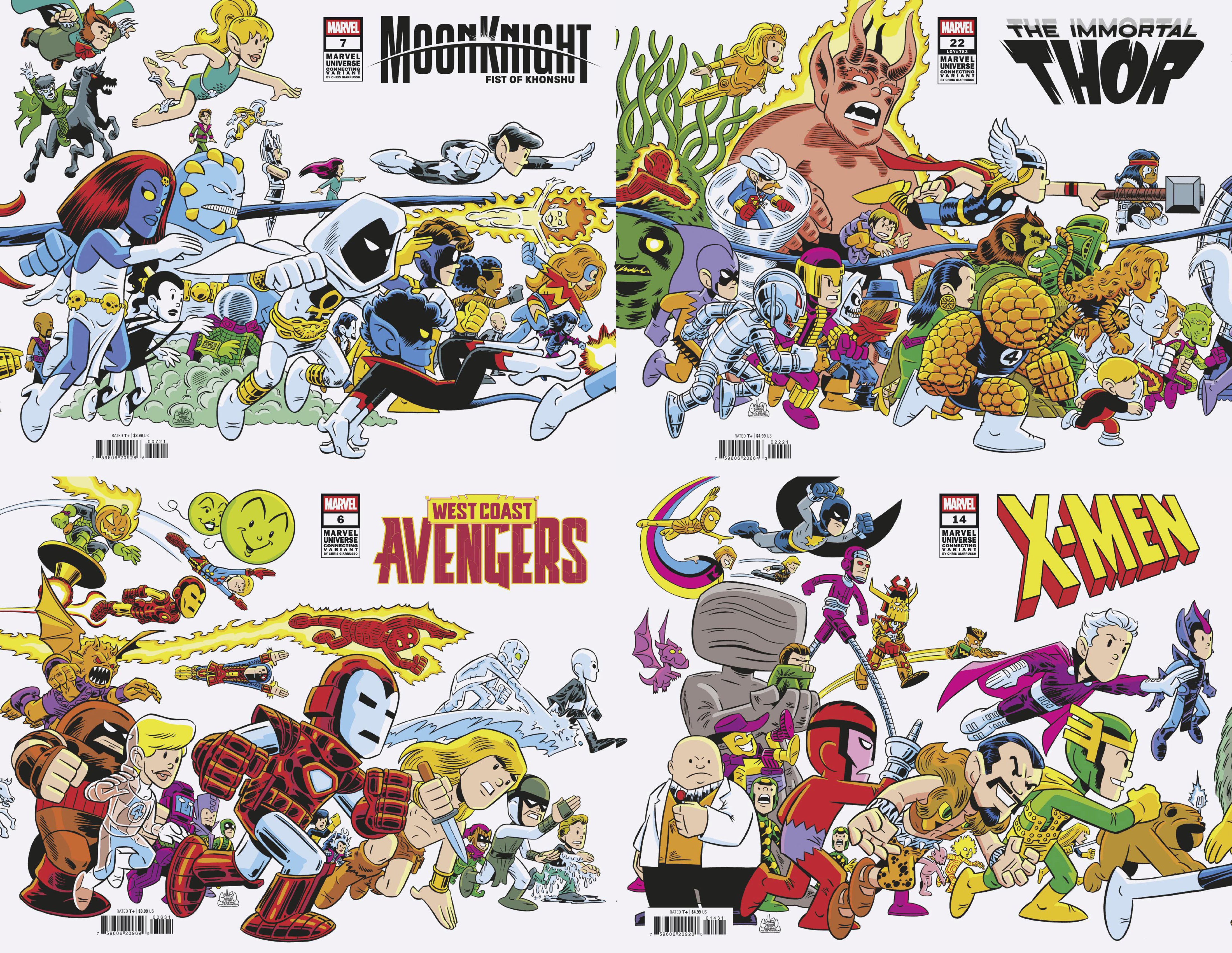 CHRIS GIARRUSSO MARVEL UNIVERSE CONNECTING VARIANT FIRST BATCH -- [Expected In Stock Date : 04-02-25]