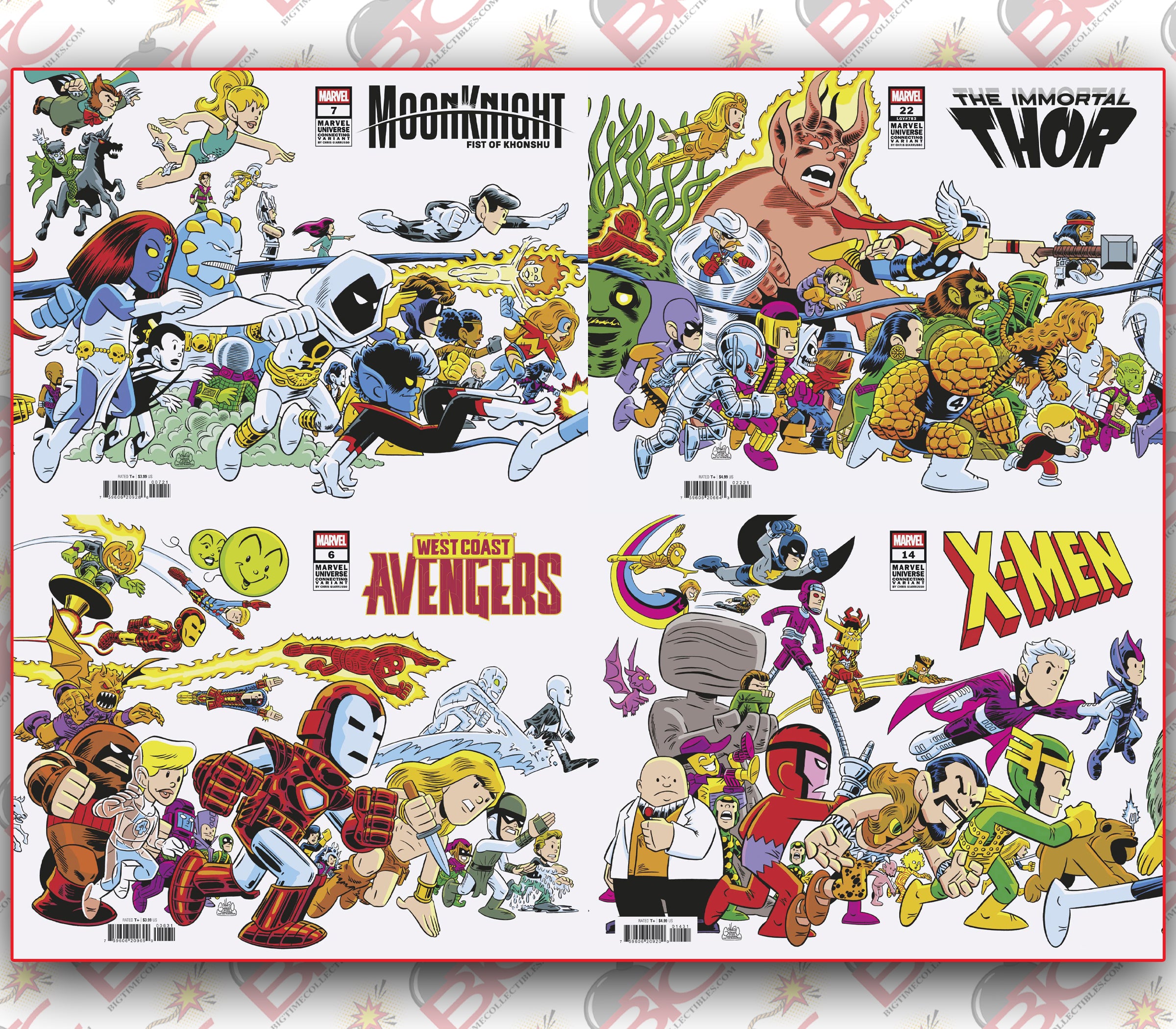 CHRIS GIARRUSSO MARVEL UNIVERSE CONNECTING VARIANT FIRST BATCH -- [Expected In Stock Date : 04-02-25]