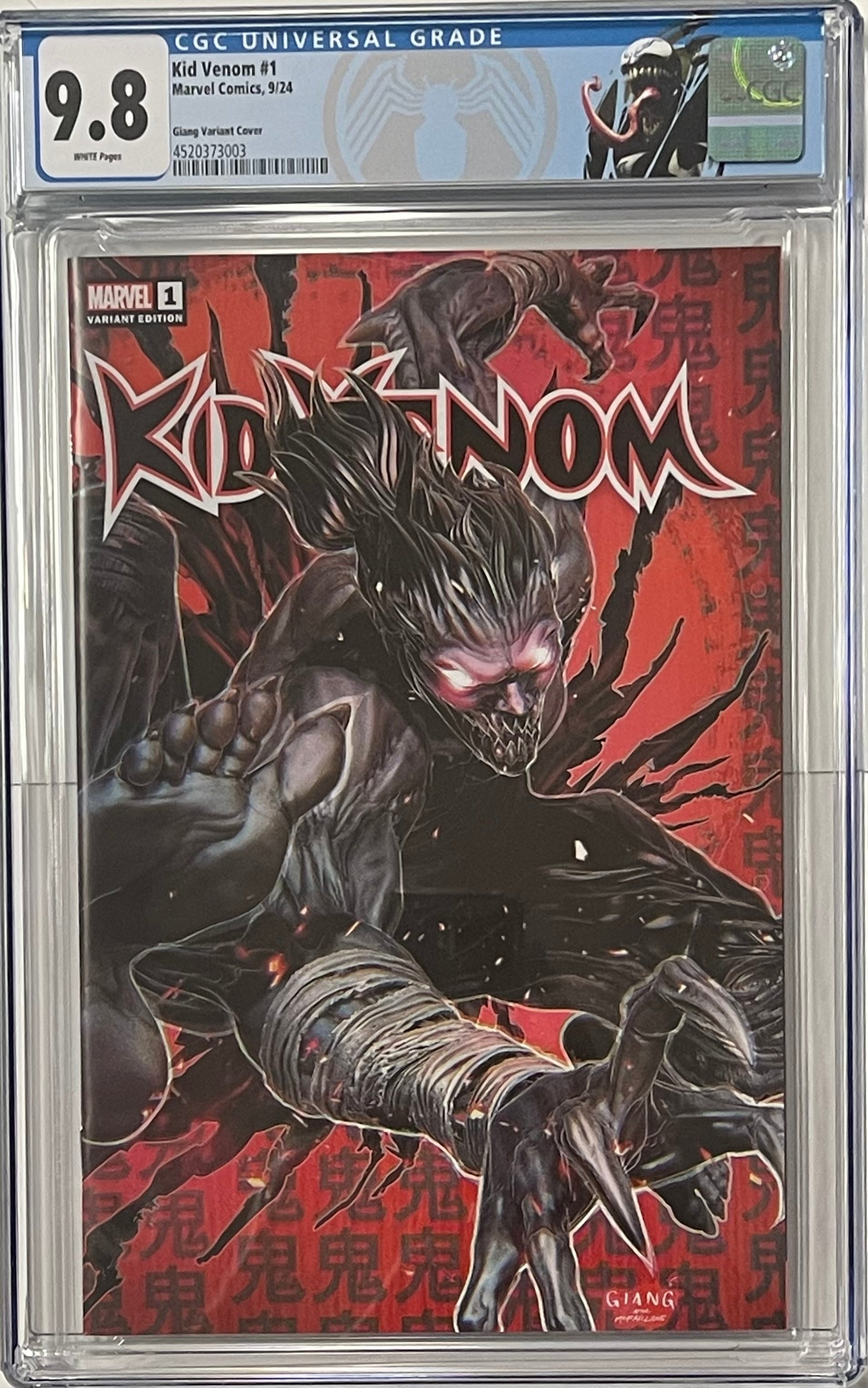 KID VENOM #1 JOHN GIANG EXCLUSIVE VARIANT W/VENOM CUSTOM LABEL (C62)