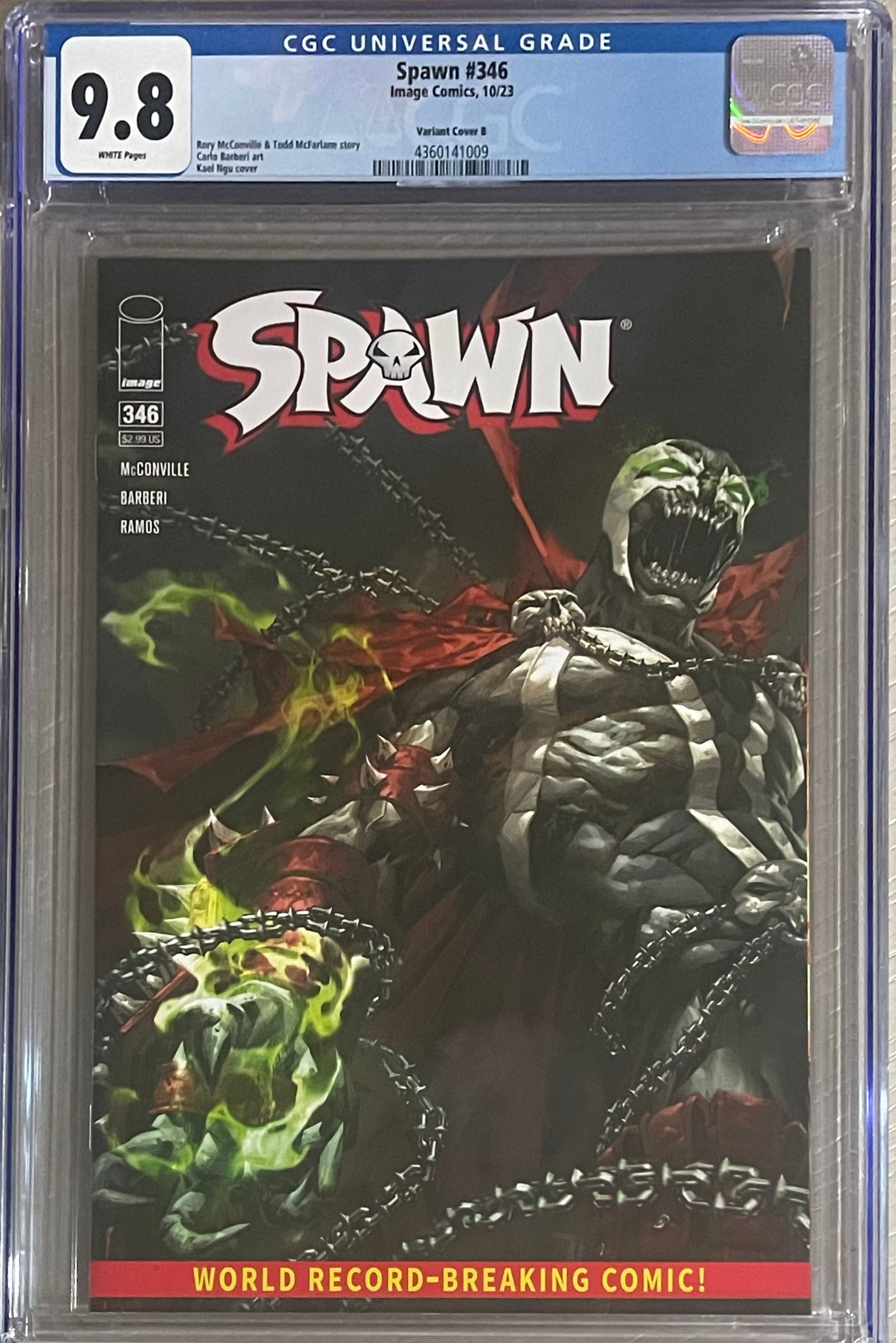 SPAWN #346 CVR B KAEL NGU VARIANT CGC 9.8 (IN STOCK) C91