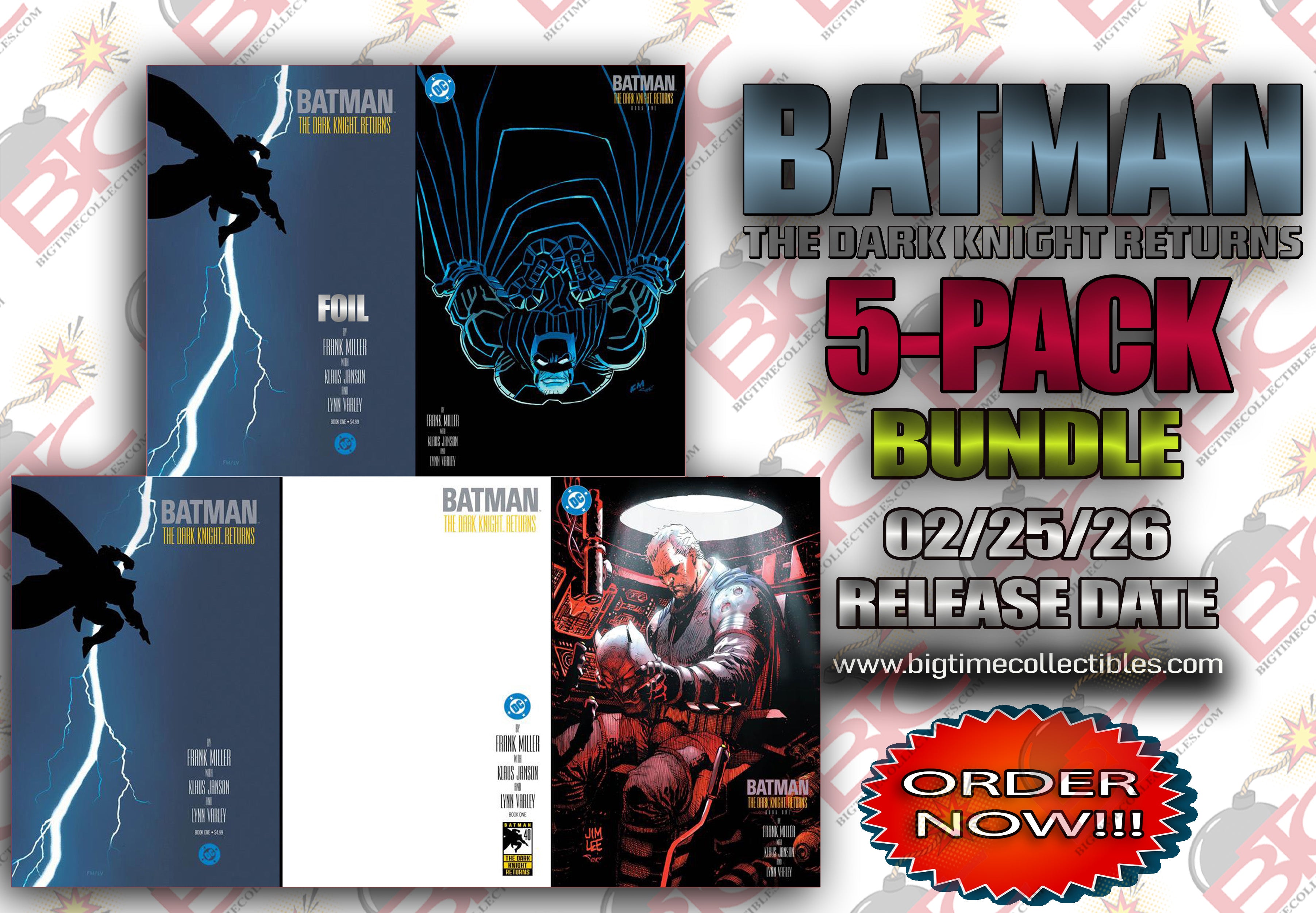 BATMAN THE DARK KNIGHT RETURNS #1 FACSIMILE EDITION 5-PACK BUNDLE [02-25-26]
