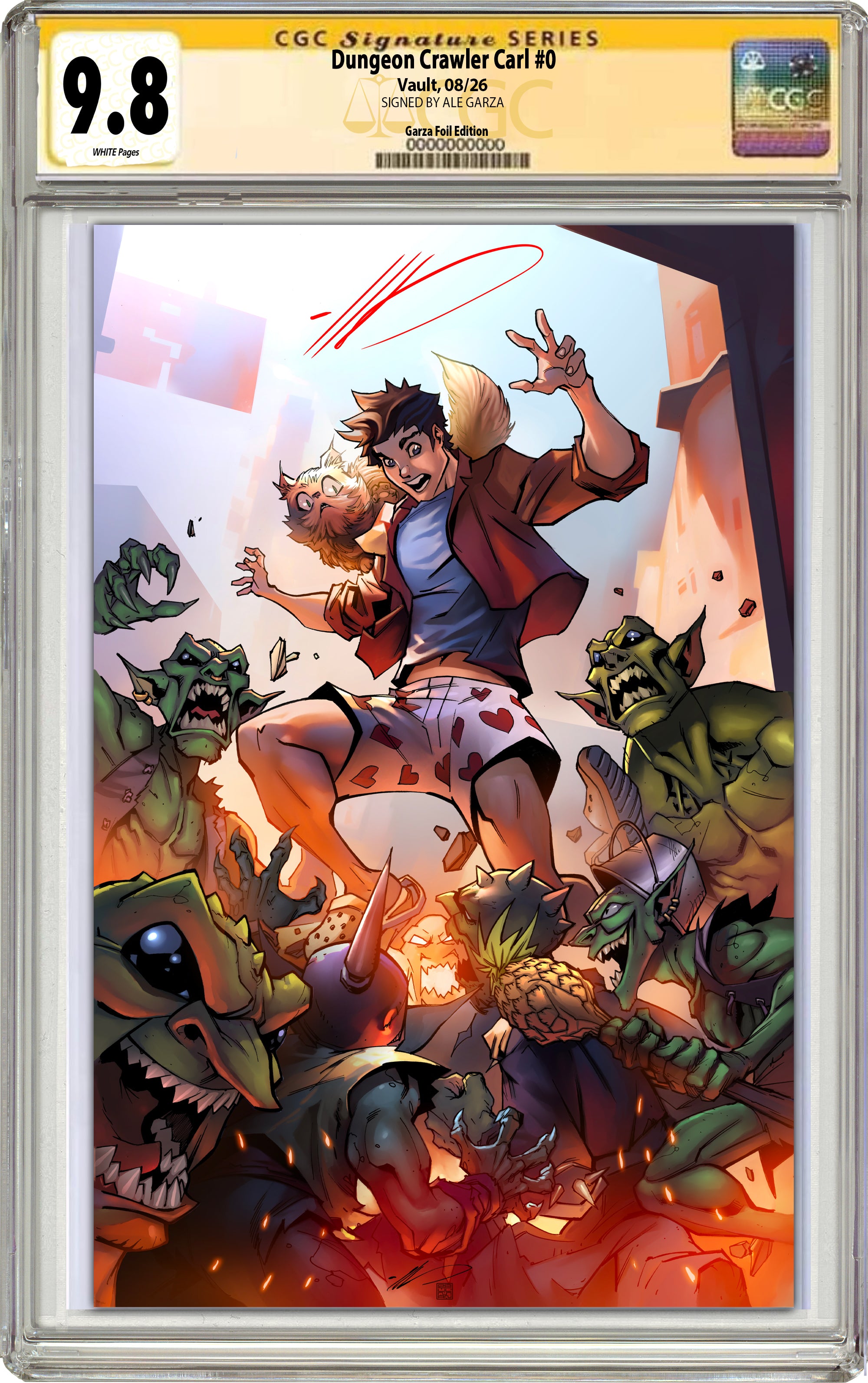 DUNGEON CRAWLER CARL SPECIAL EDITION #0 ALE GARZA SDCC EXCLUSIVE FOIL EDITION