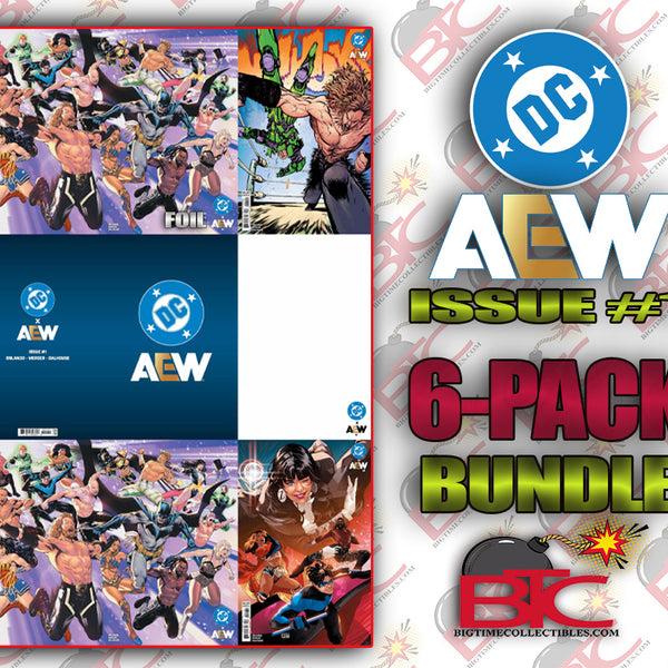 aew booster box DC X AEW #1 6-PACK BUNDLE -- [Expected In Stock Date : 02-04-26] (D60)