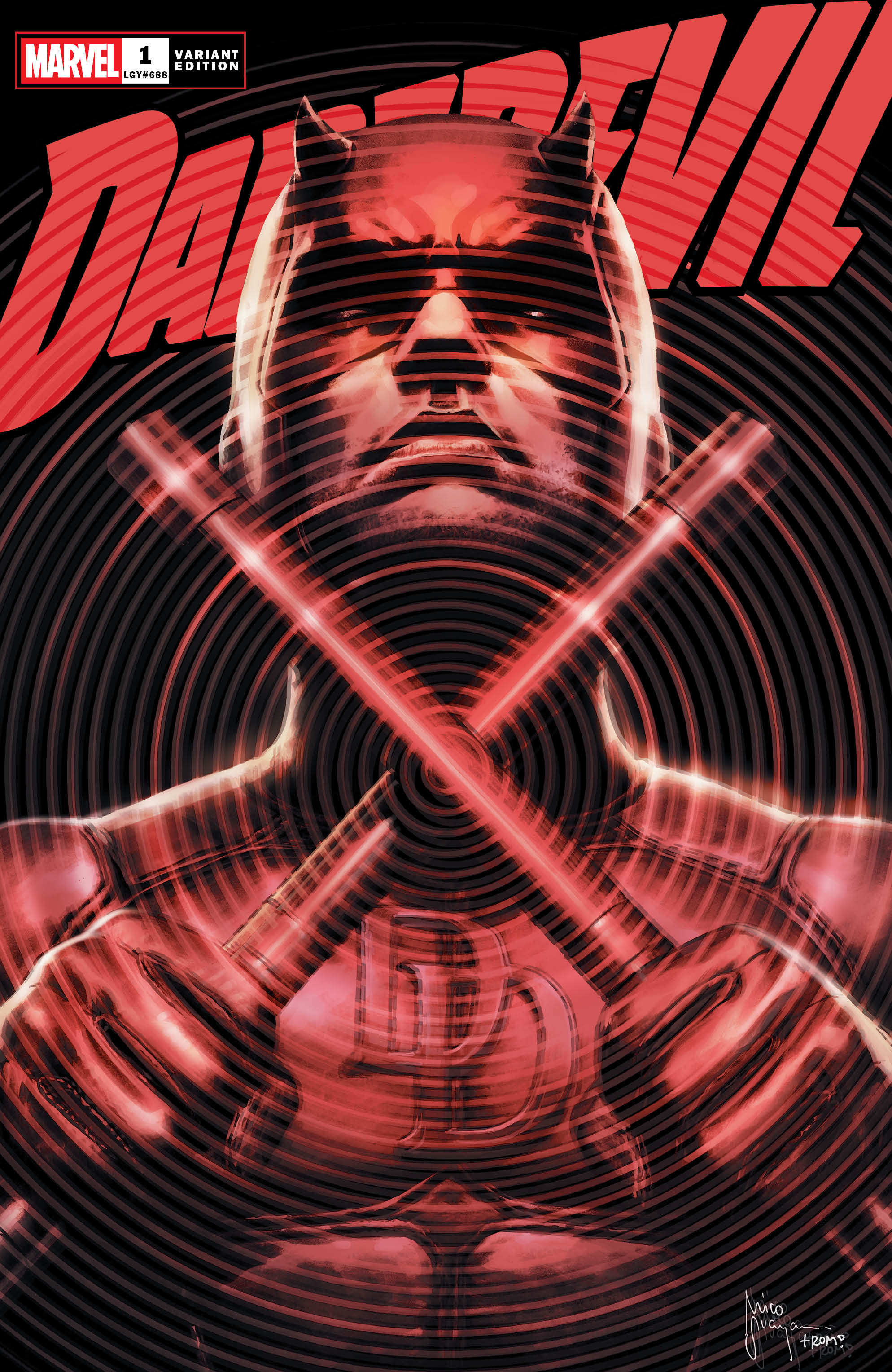 DAREDEVIL #1 MICO SUAYAN C2E2 EXCLUSIVE VARIANT COVERS [04-01-26]