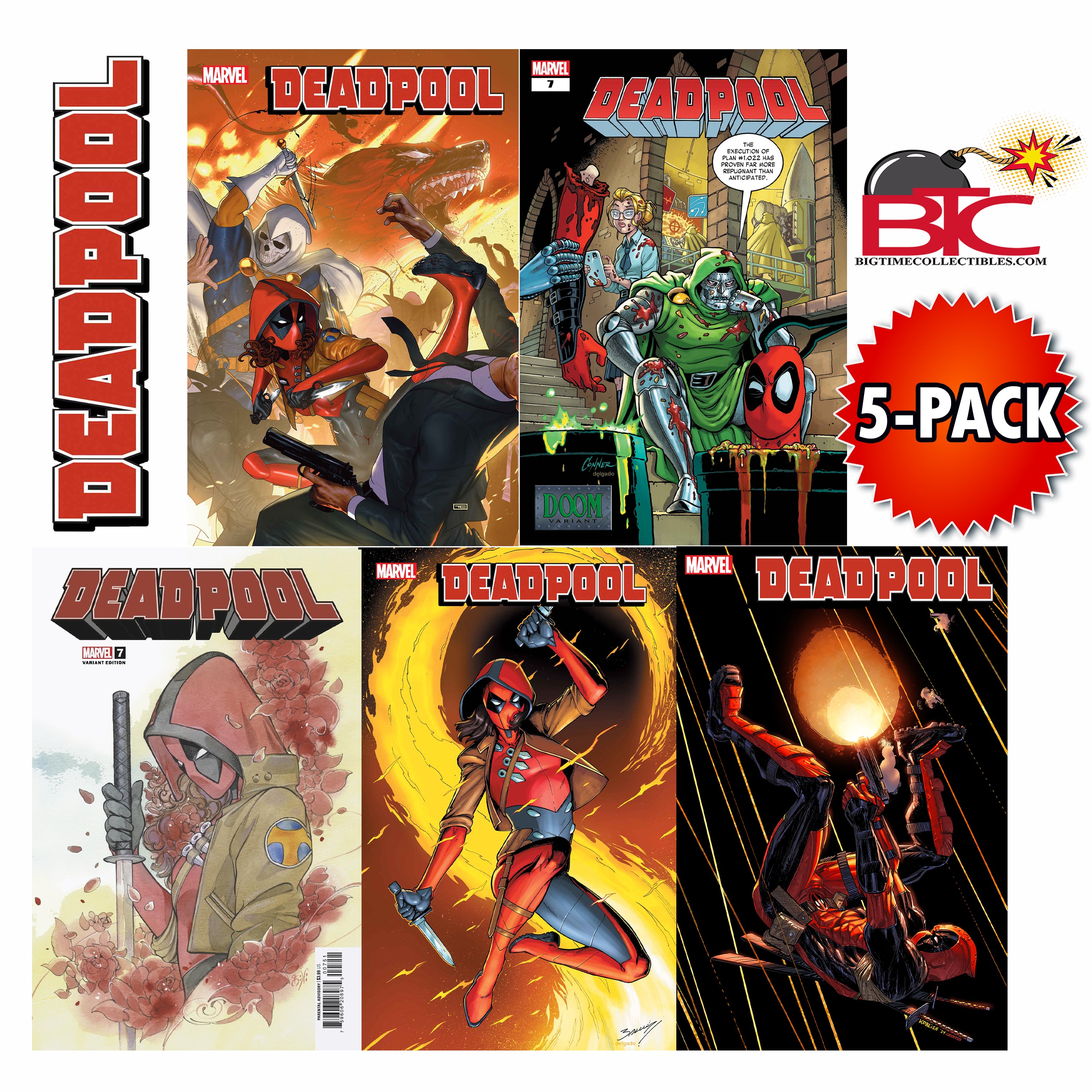 DEADPOOL #7  5-PACK BUNDLE -- [Expected In Stock Date : 10-02-24]