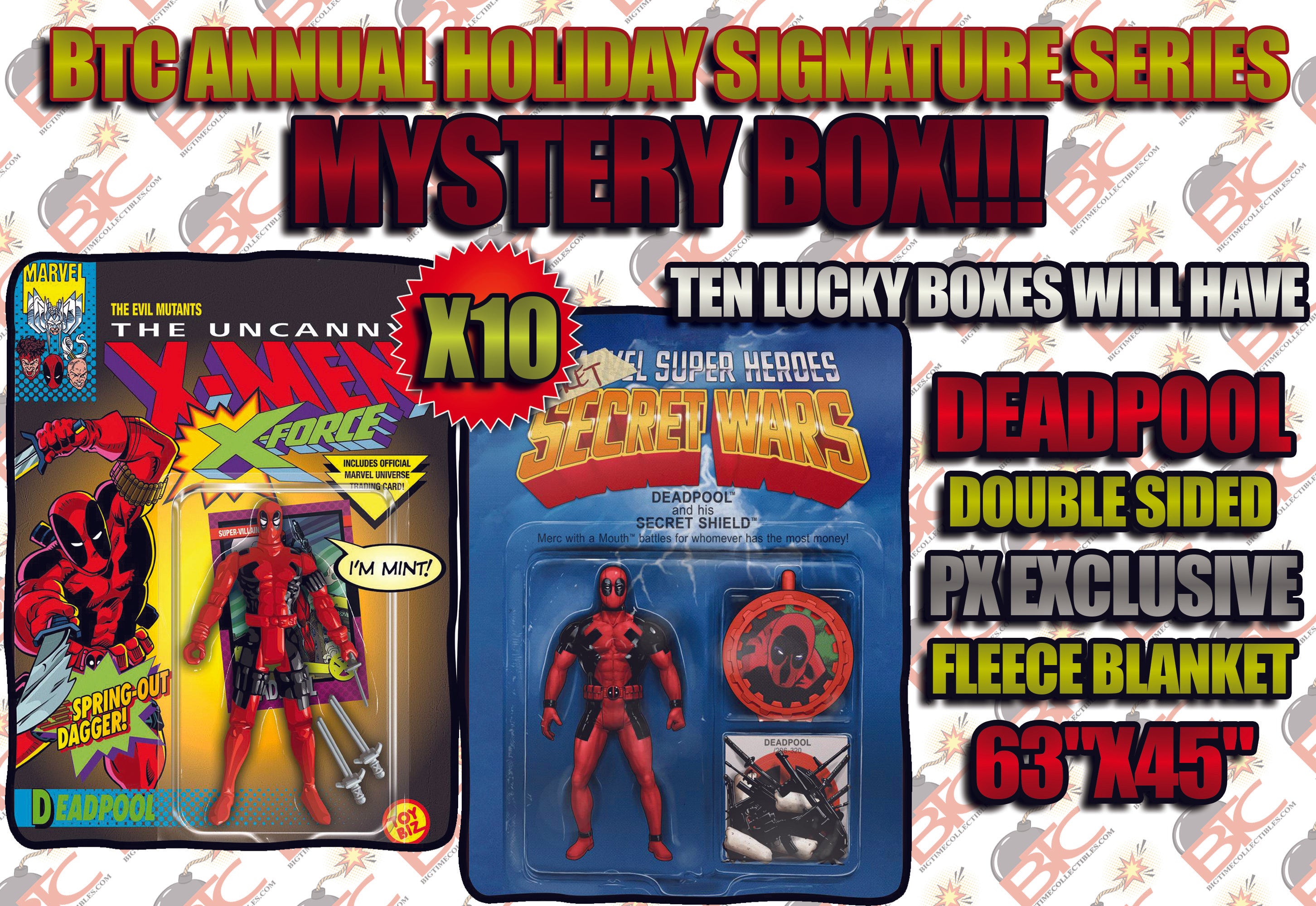 THE ANNUAL BTC HOLIDAY SIGNATURE SERIES MYSTERY BOX!!! LIMITED TO 150 BOXES