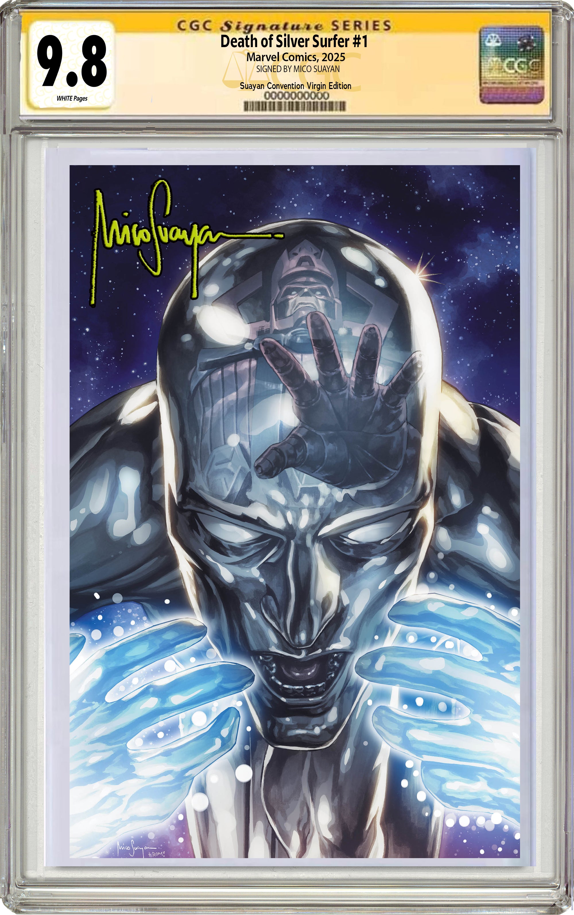 DEATH OF THE SILVER SURFER #1 MICO SUAYAN HEROES CON EXCLUSIVE VARIANT