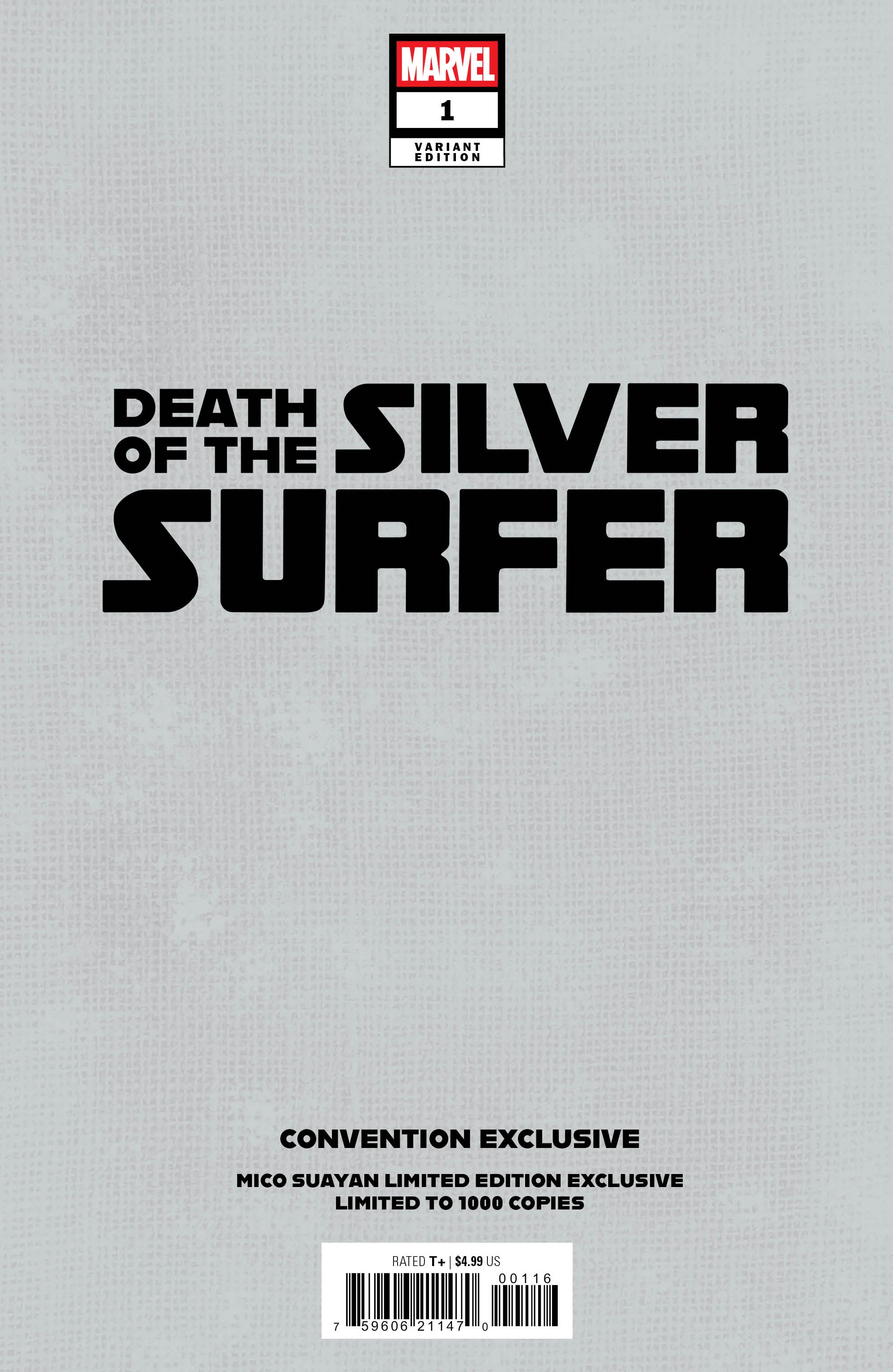 DEATH OF THE SILVER SURFER #1 MICO SUAYAN HEROES CON EXCLUSIVE VARIANT COVERS
