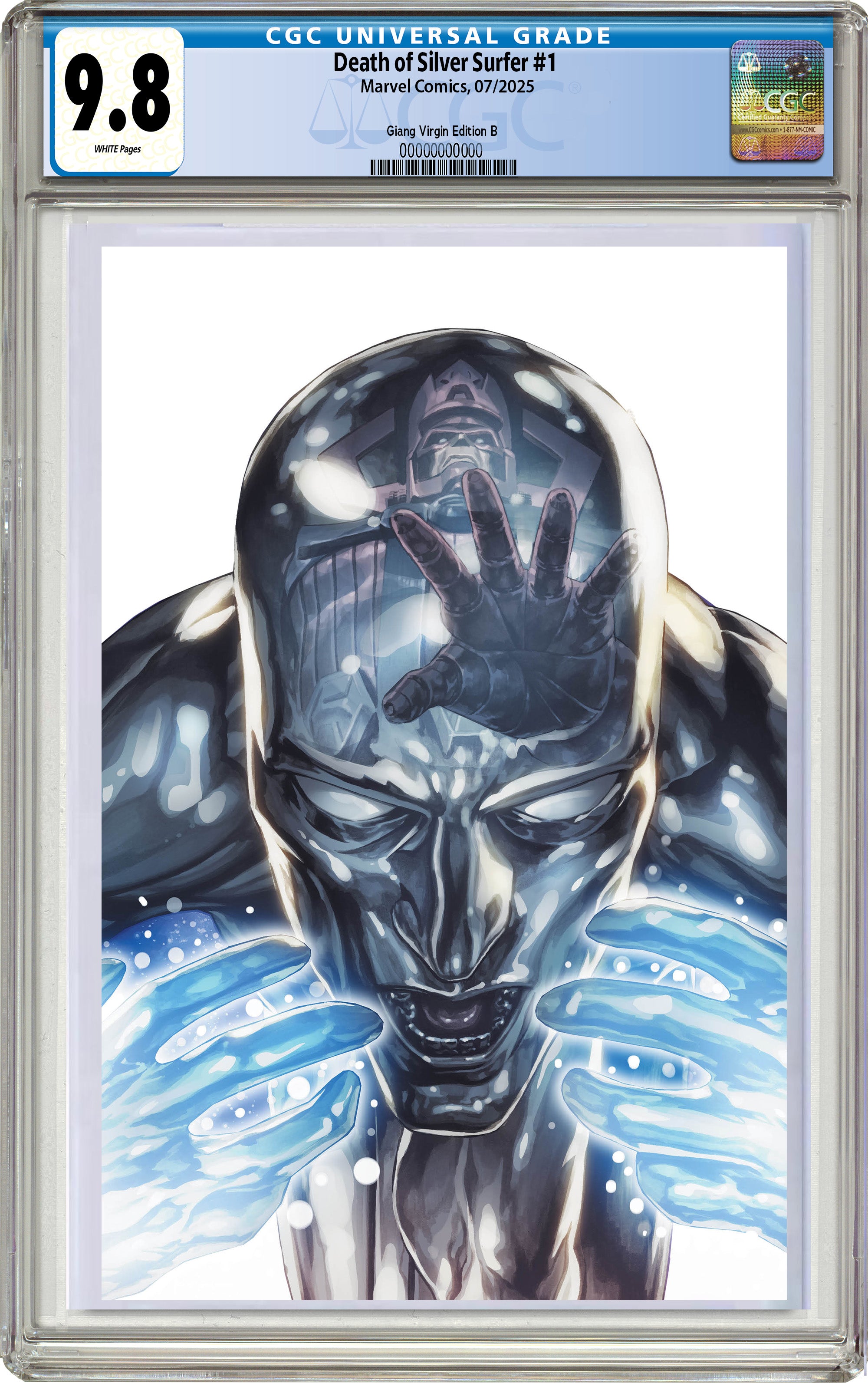 DEATH OF THE SILVER SURFER #1 MICO SUAYAN WHITEOUT HEROES CON SURPRISE DROP LIMITED TO 500 COPIES!!!