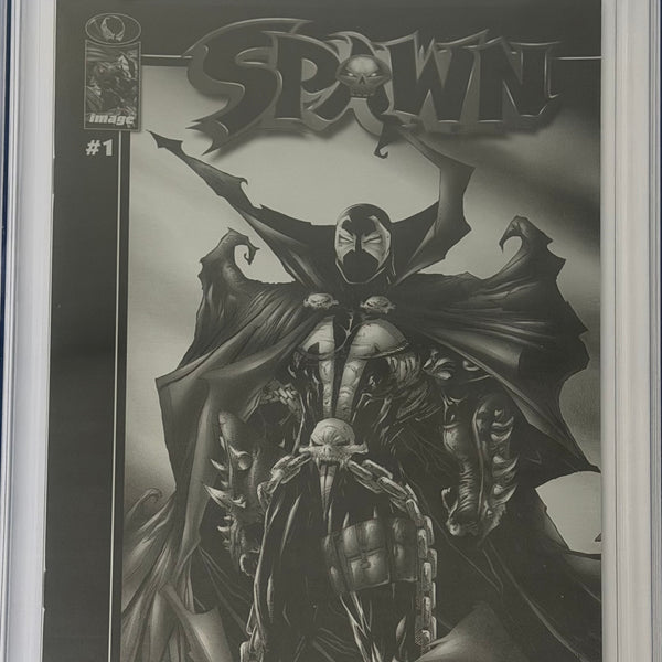 SPAWN #1 BLACK & WHITE MATTE FOIL EDITION CGC 9.8 (IN STOCK) C57
