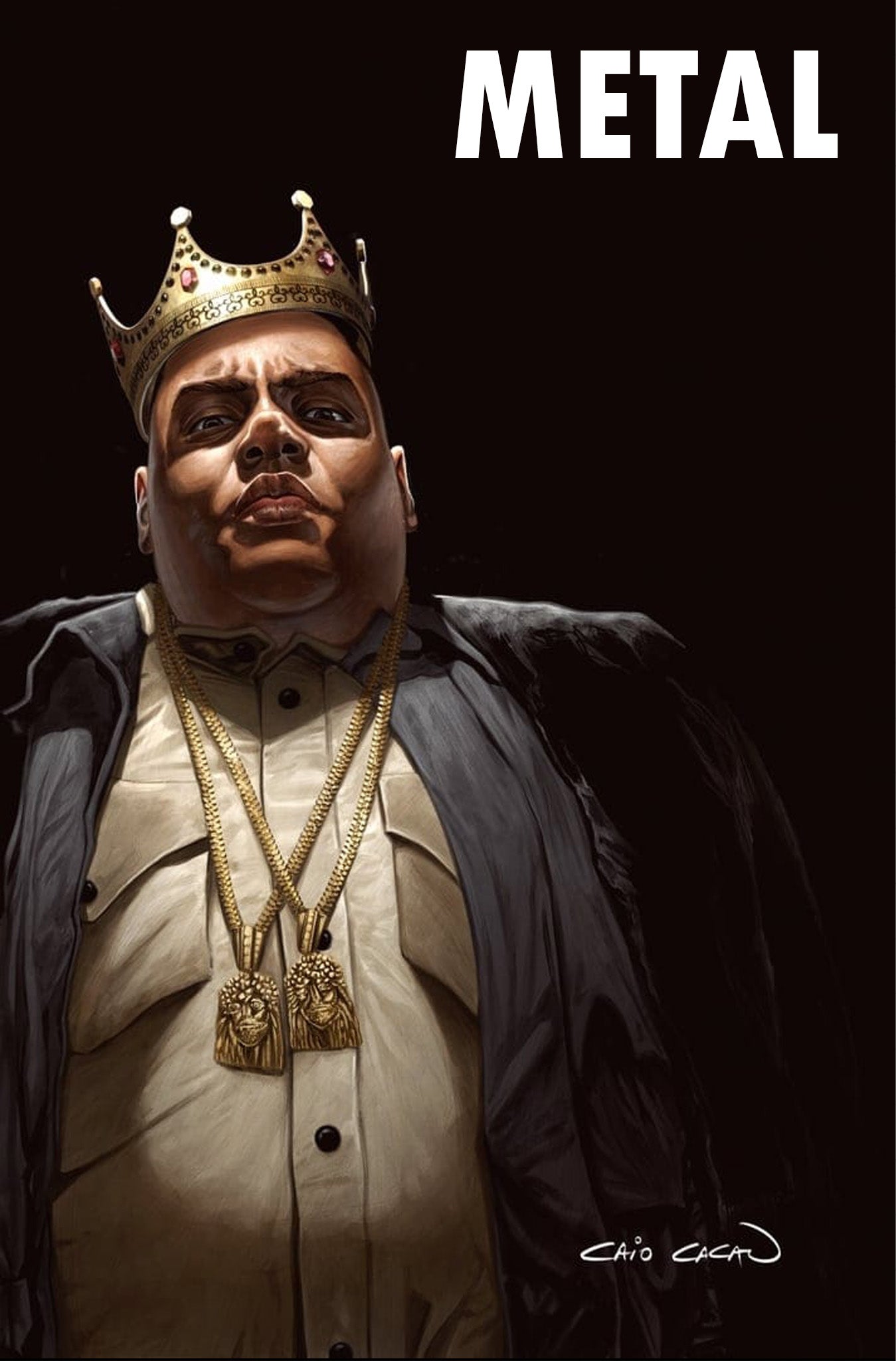 The Notorious B.I.G. 油絵 THE NOTORIOUS BIG by Masahiro Art Wall Art