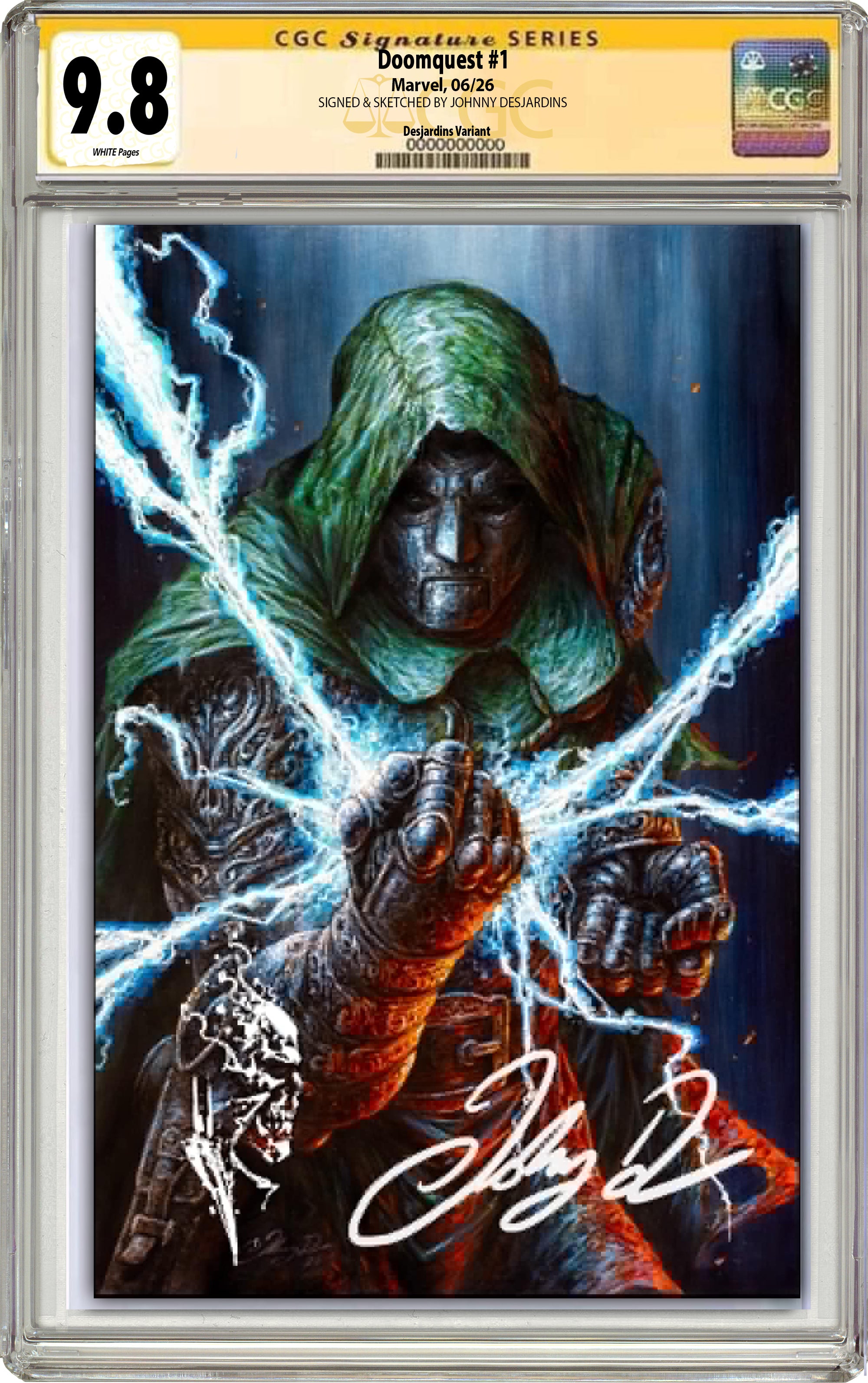 DOOMQUEST #1 JOHNNY DESJARDINS HEROES CON EXCLUSIVE VARIANT COVERS