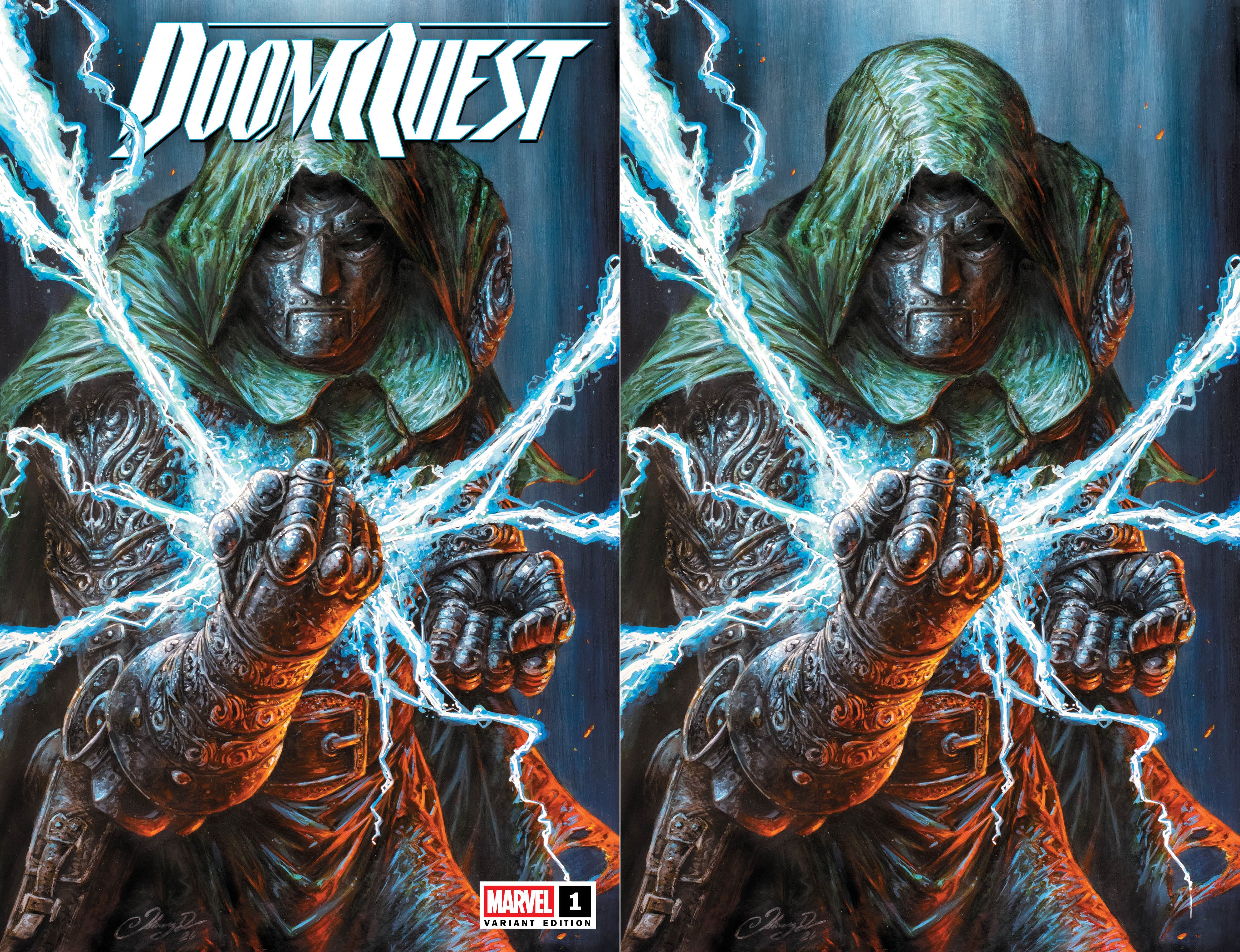 DOOMQUEST #1 JOHNNY DESJARDINS HEROES CON EXCLUSIVE VARIANT COVERS
