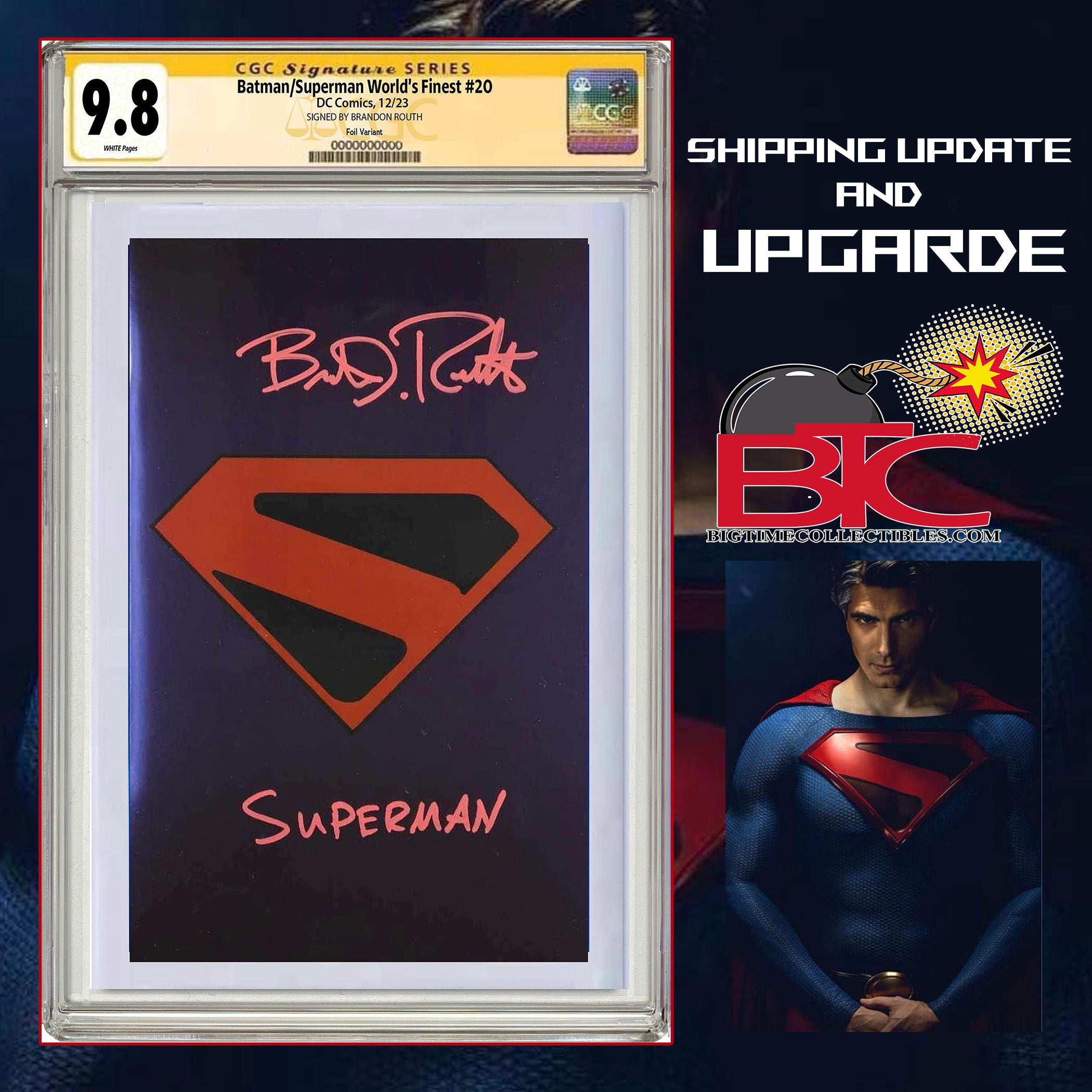 BATMAN SUPERMAN WORLDS FINEST #20 EXCLUSIVE KINGDOM COME LOGO FOIL VARIANT OPTIONS