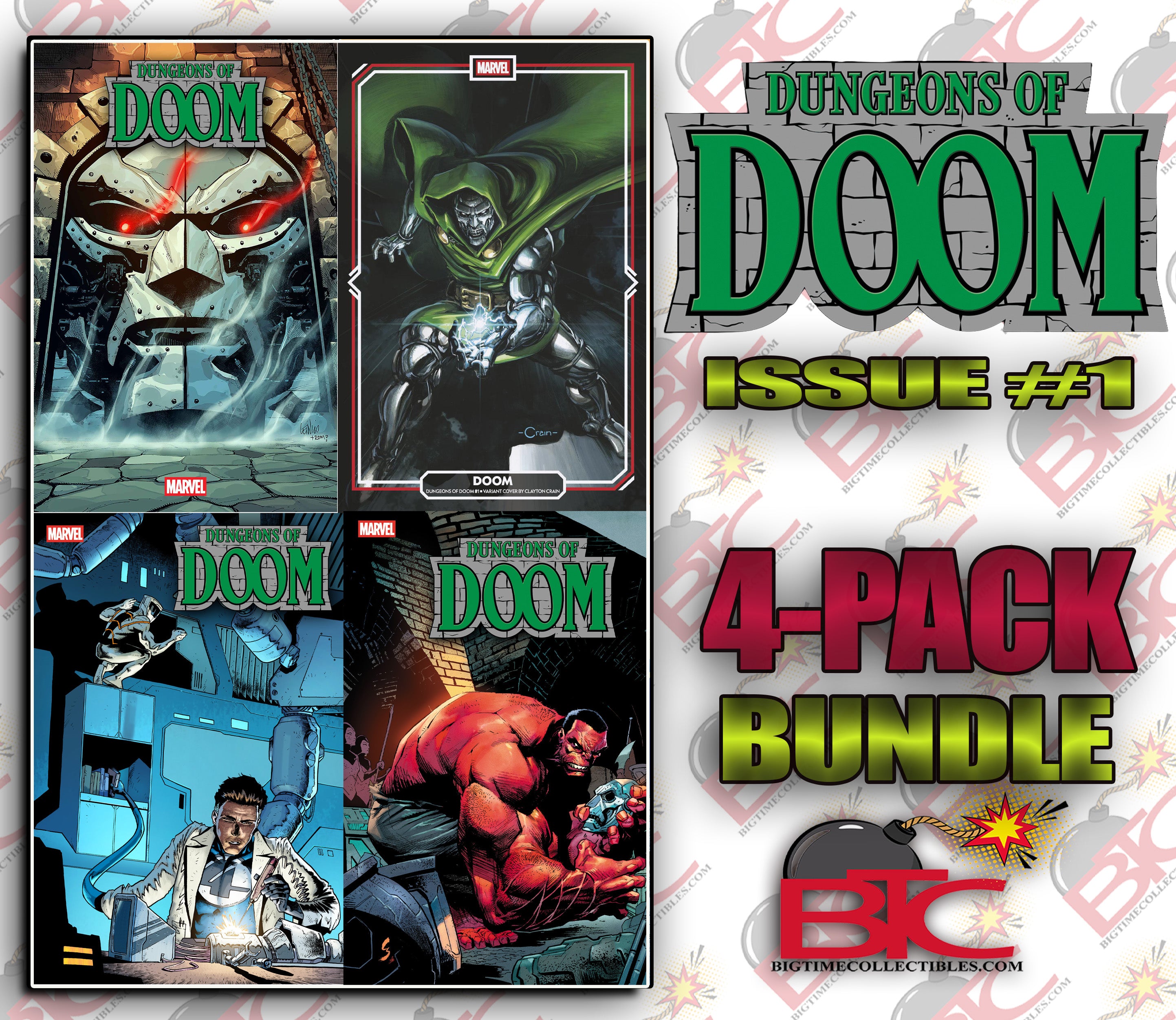DUNGEONS OF DOOM #1 4-PACK BUNDLE-- [Expected In Stock Date : 01-14-26]