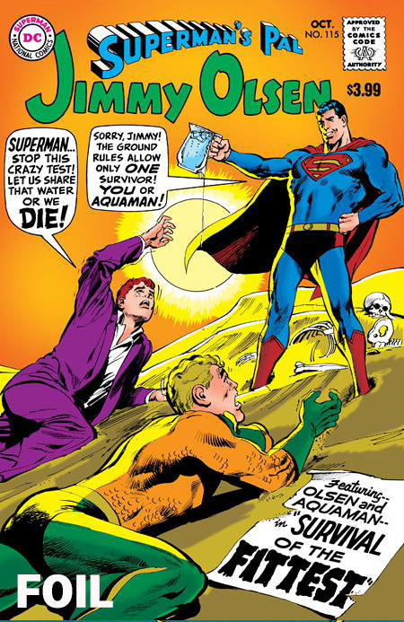 SUPERMANS PAL JIMMY OLSEN #115 FACSIMILE EDITION CVR C NEAL ADAMS FOIL VAR -- [Expected In Stock Date : 04-08-26]