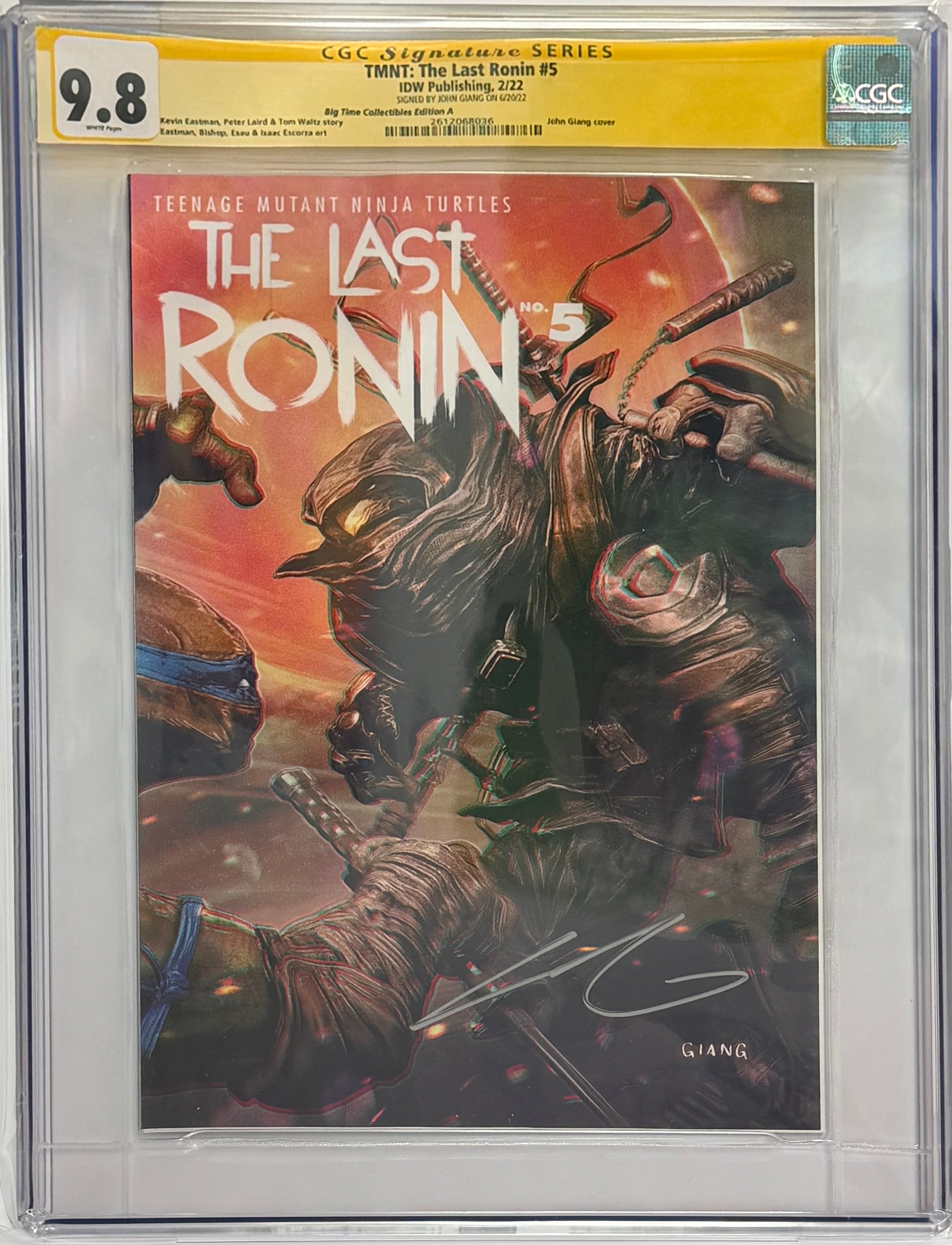 TMNT THE LAST RONIN #5 JOHN GIANG EXCLUSIVE VARIANT SIGNED BY JOHN GIANG CGC 9.8 (IN STOCK) C44