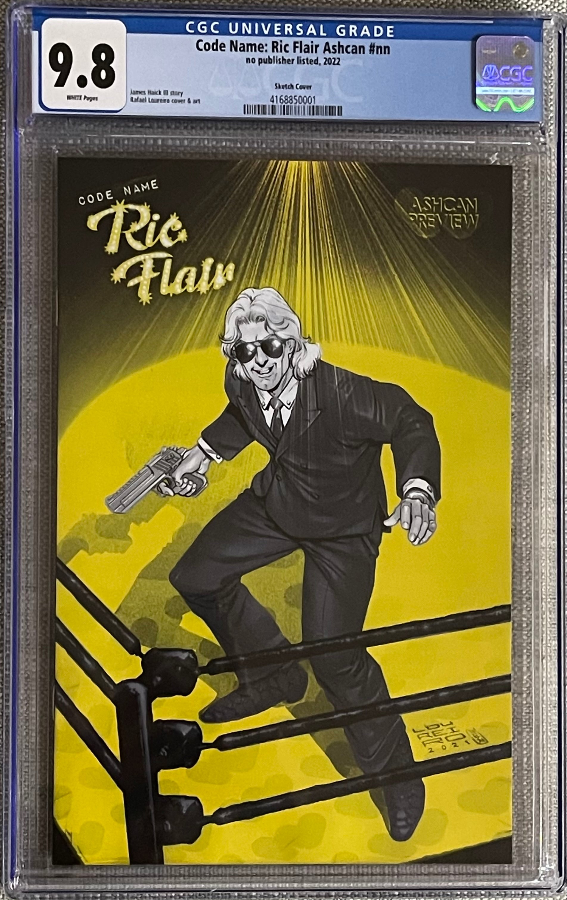 CODE NAME: RIC FLAIR ASHCAN PREVIEW EDITION CGC 9.8 (C110)