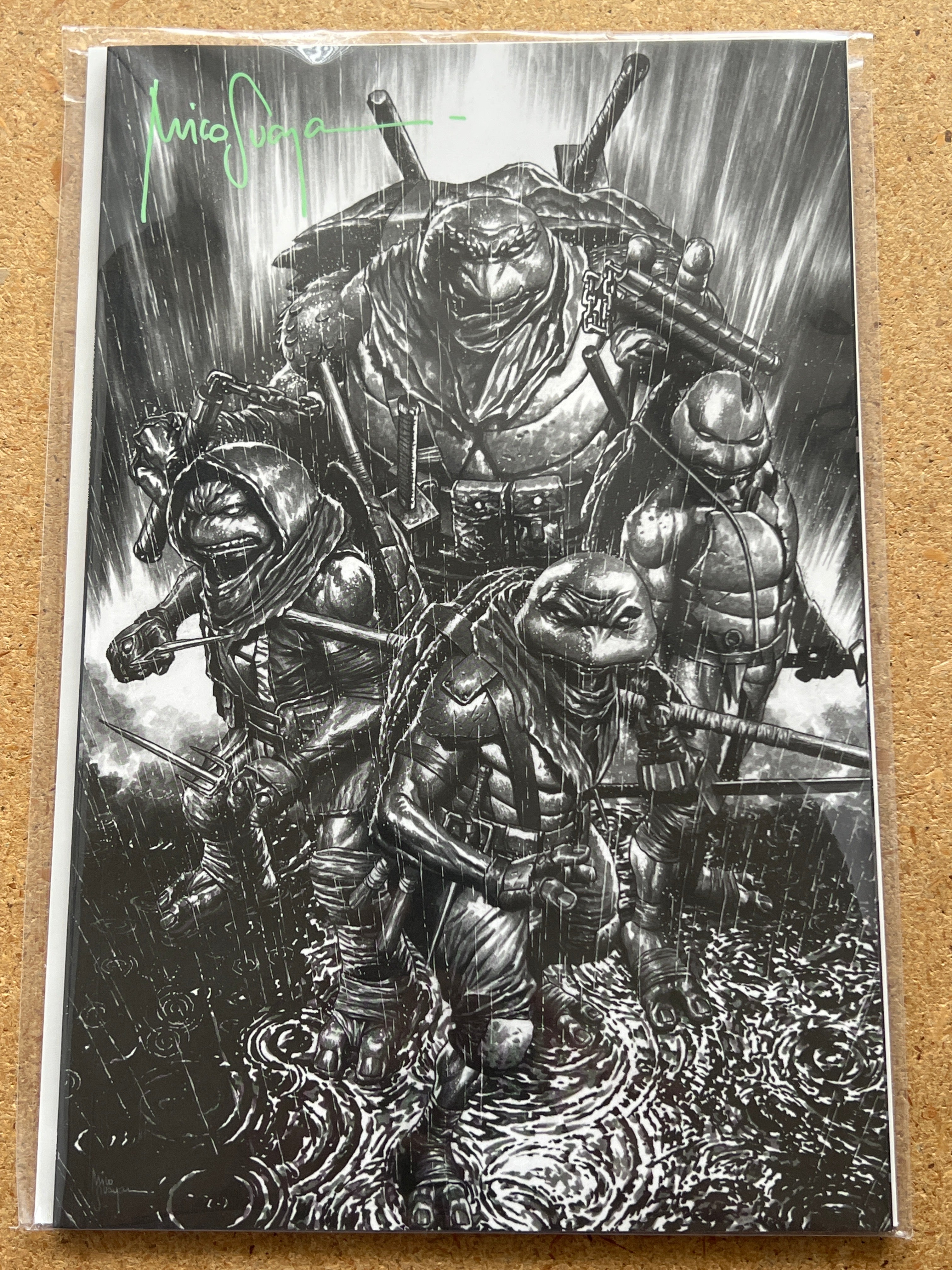 TMNT LAST RONIN RE-EVOLUTION SKETCH VARIANT SIGNED BY MICO SUAYAN WITH COA (SS 2)