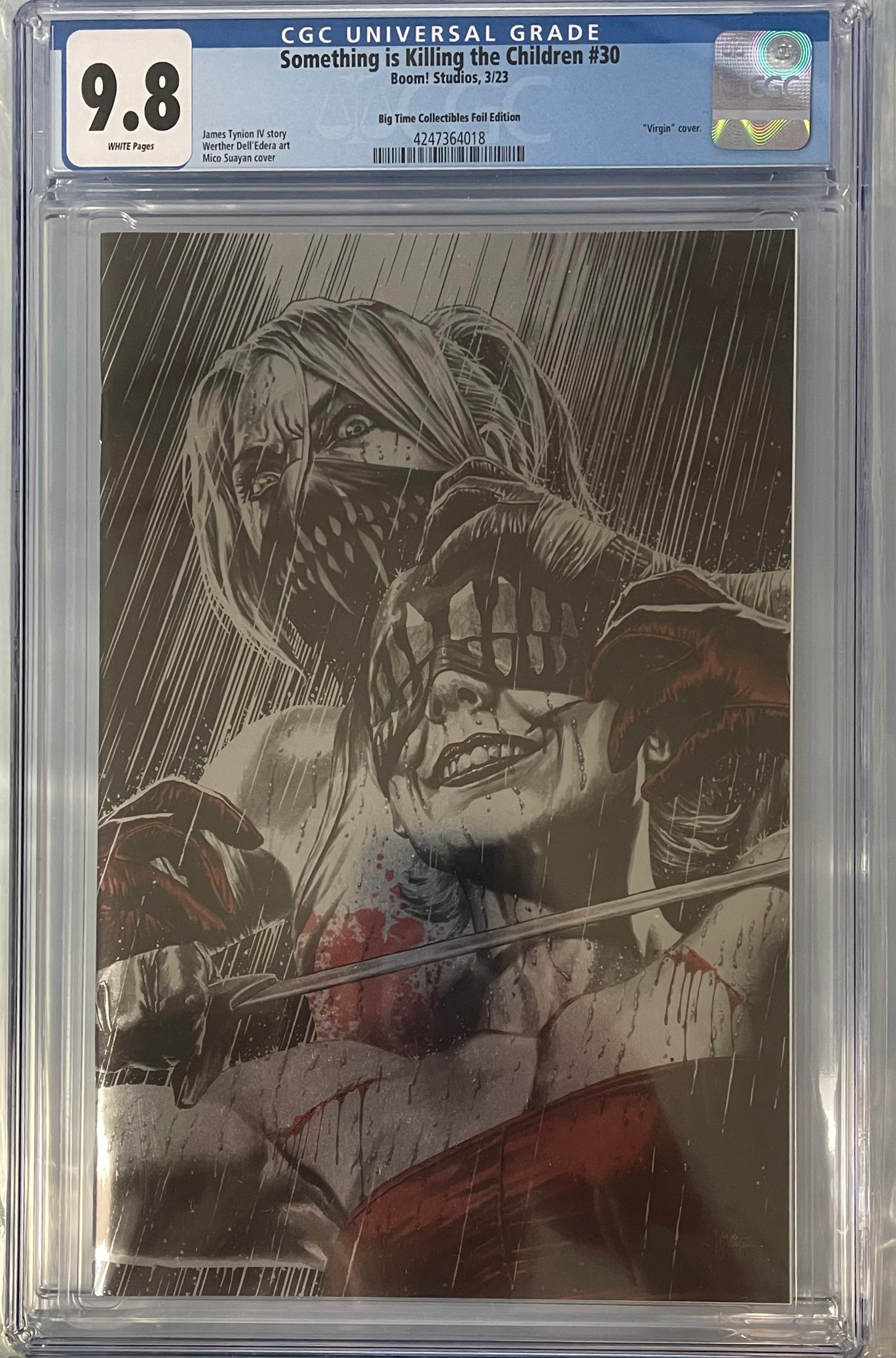 SOMETHING IS KILLING THE CHILDREN #30 EXCLUSIVE FOIL VIRGIN VARIANT CGC 9.8 (IN STOCK) C46