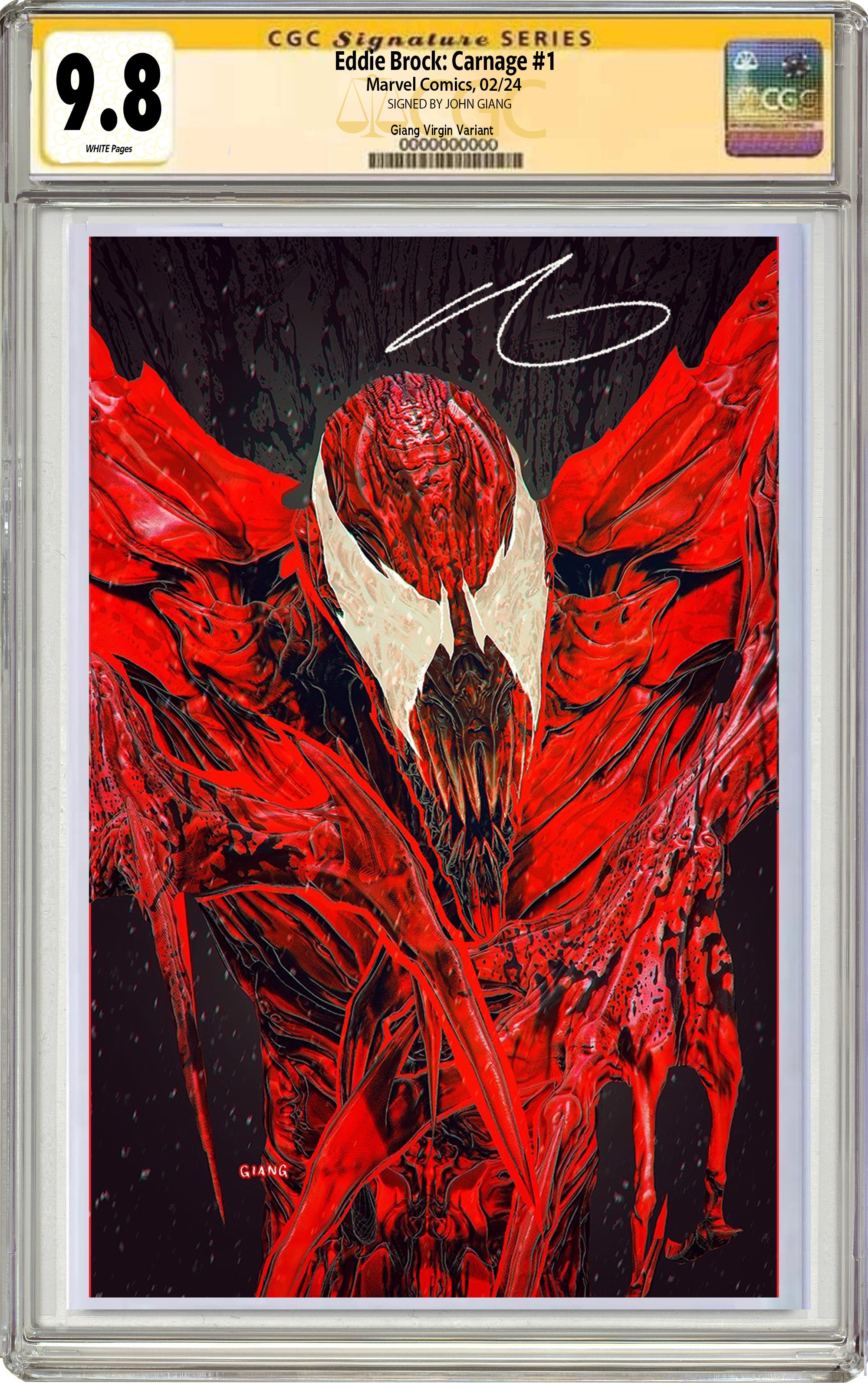 EDDIE BROCK: CARNAGE #1 JOHN GIANG NEGATIVE BLEED MEGACON EXCLUSIVE OPTIONS [02-12-25]