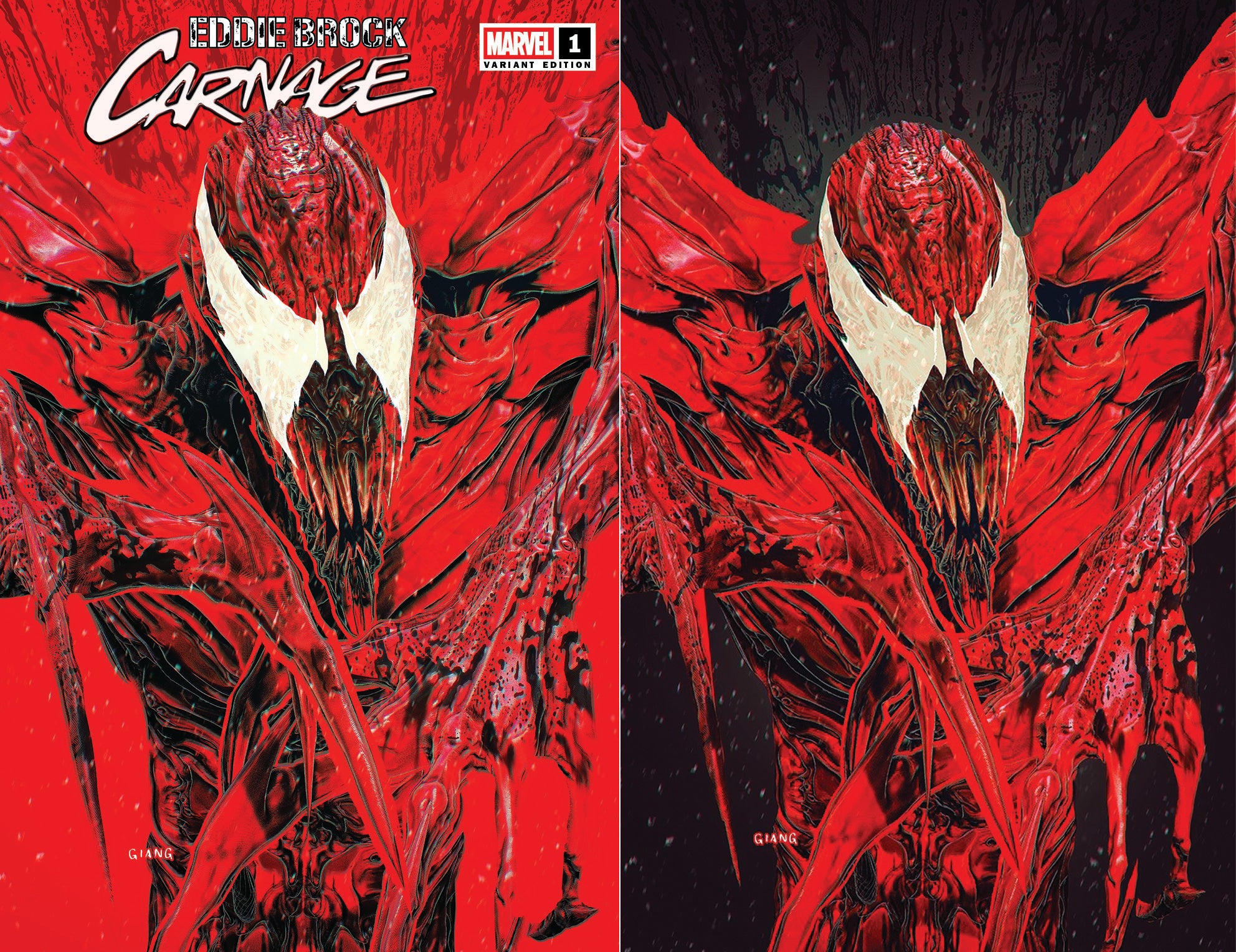 EDDIE BROCK: CARNAGE #1 JOHN GIANG NEGATIVE BLEED MEGACON EXCLUSIVE OPTIONS [02-12-25]