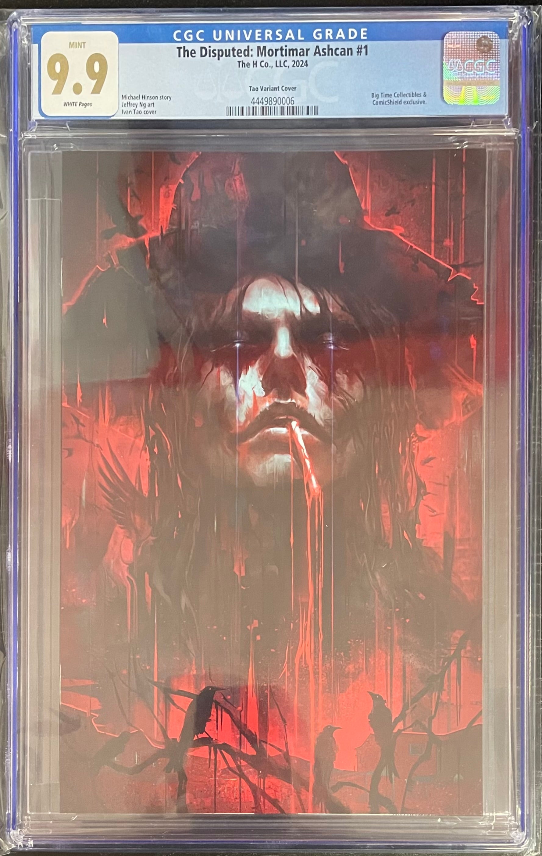 DUSPUTED MORTIMAR ASHCAN EDITION IVAN TAO EXCLUSIVE CGC 9.9 MINT (IN STOCK) C4