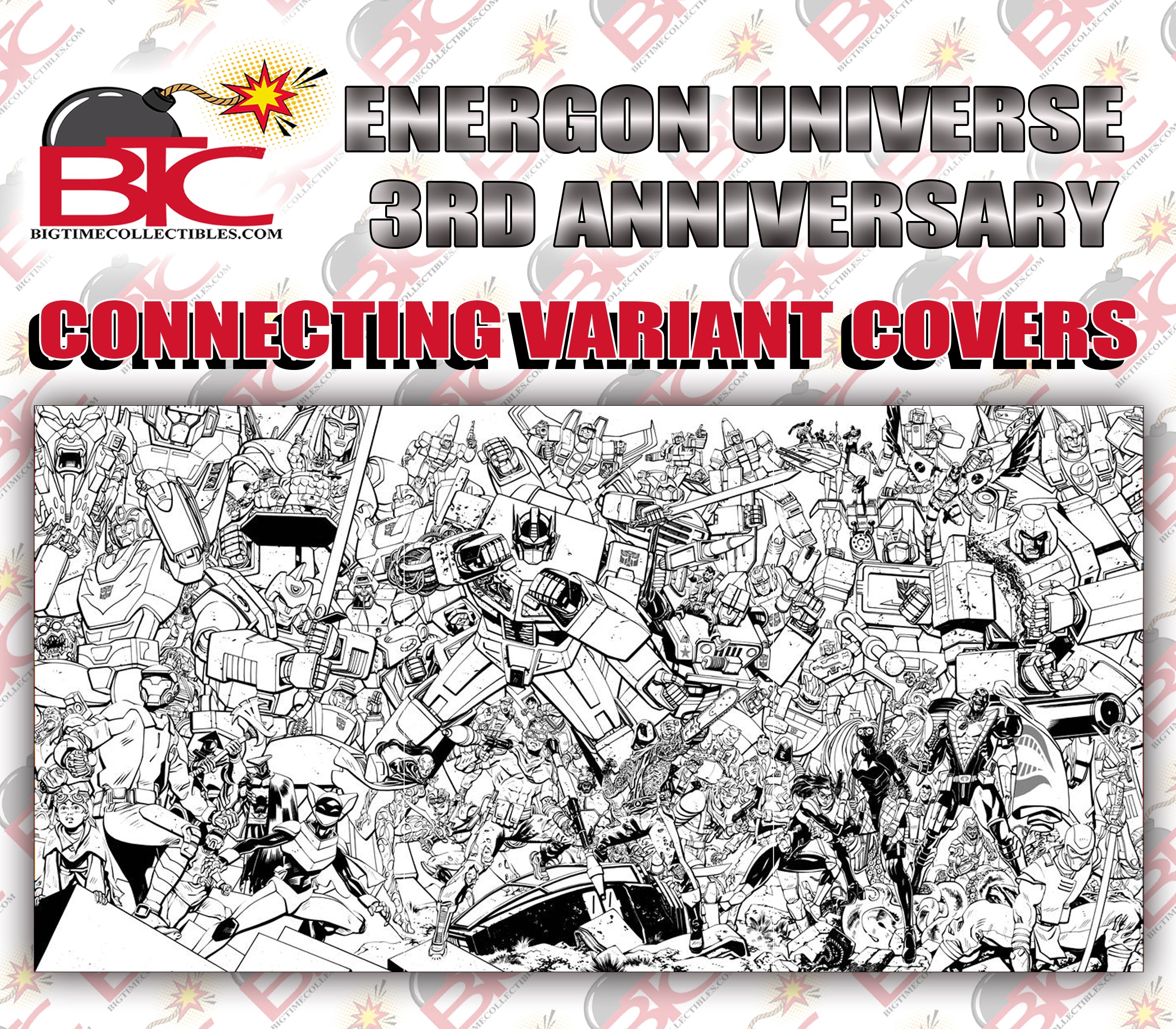 ENERGON UNIVERSE 3RD ANNIVERSARY B&W VARIANT 3-PACK CONNECTING BUNDLE-- [06-24-26]