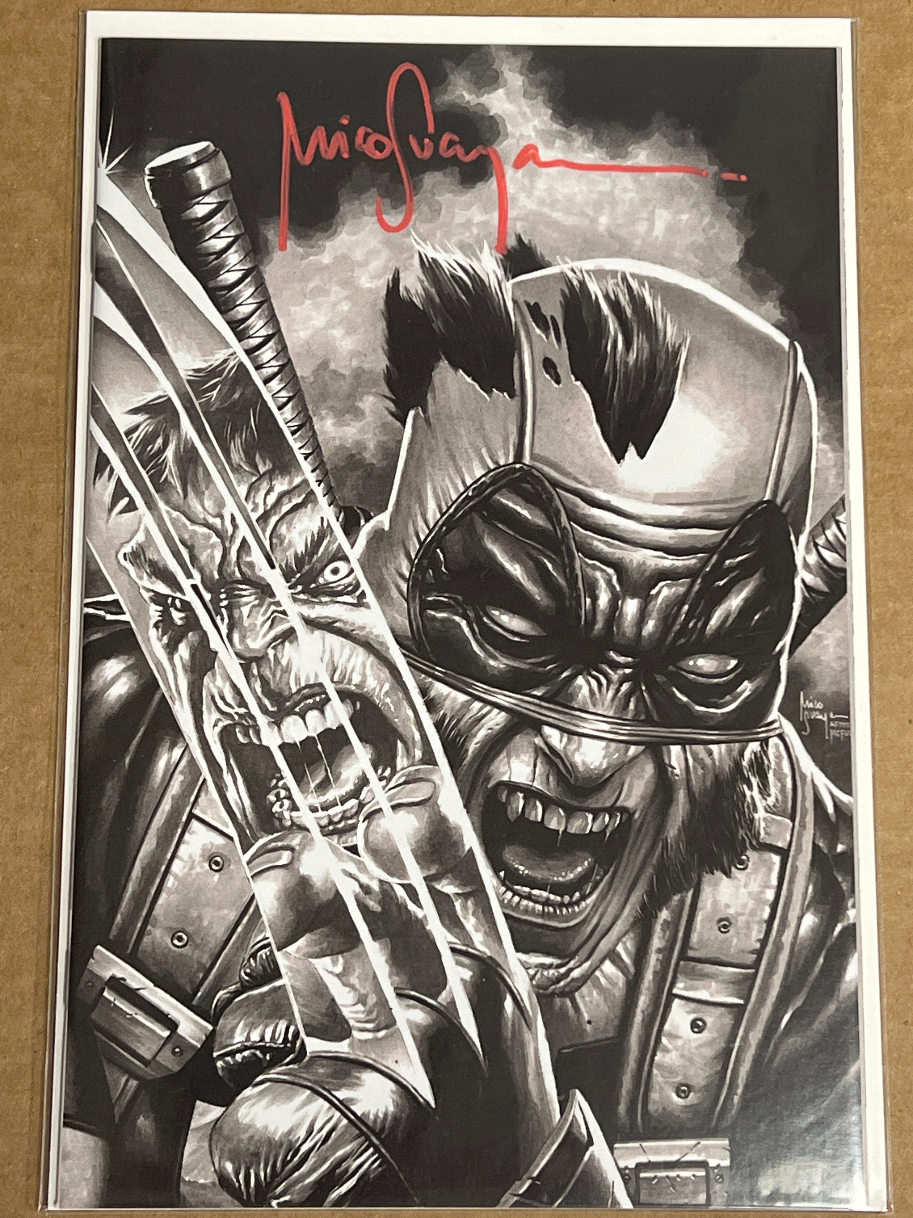 DEADPOOL #4 SKETCH VARIANT SIGNED BY MICO SUAYAN WITH COA (SS5)