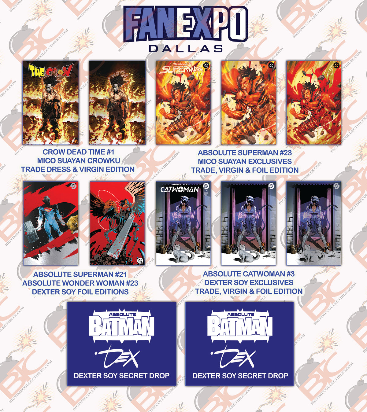 FANEXPO DALLAS 12-PACK BUNDLE LIMITED TO 50 SETS