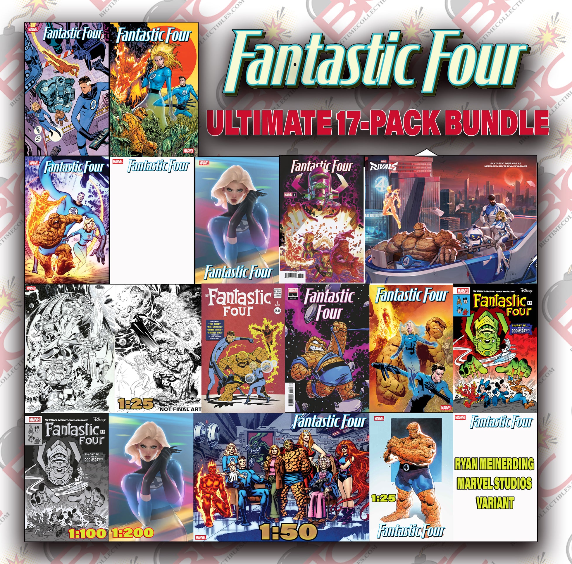 FANTASTIC FOUR #1 ULTIMATE 17-PACK BUNDLE-- [Expected In Stock Date : 07-09-25 ]