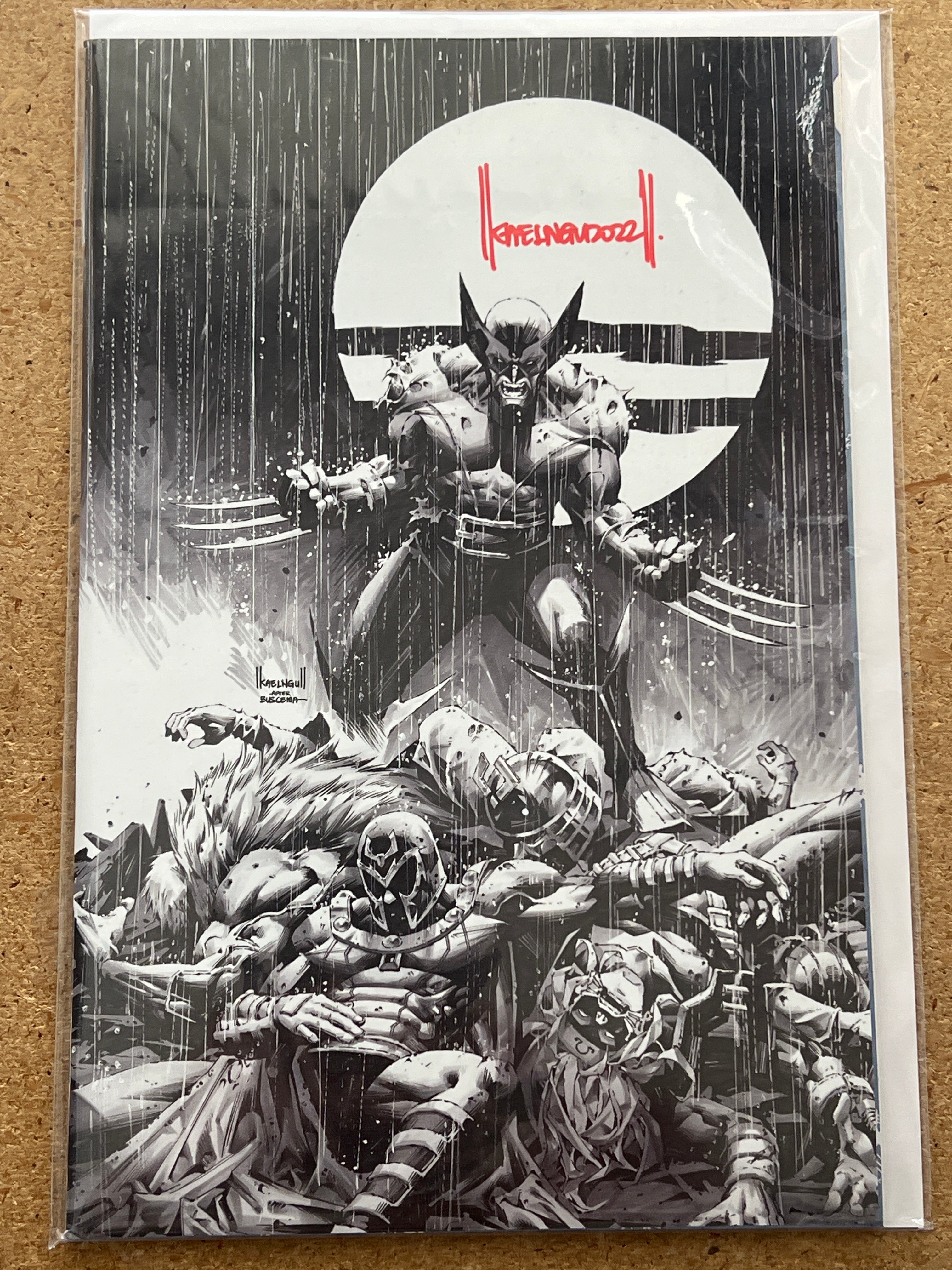 WOLVERINE #1 SKETCH VARIANT SIGNED BY KAEL NGU WITH COA (SS1)