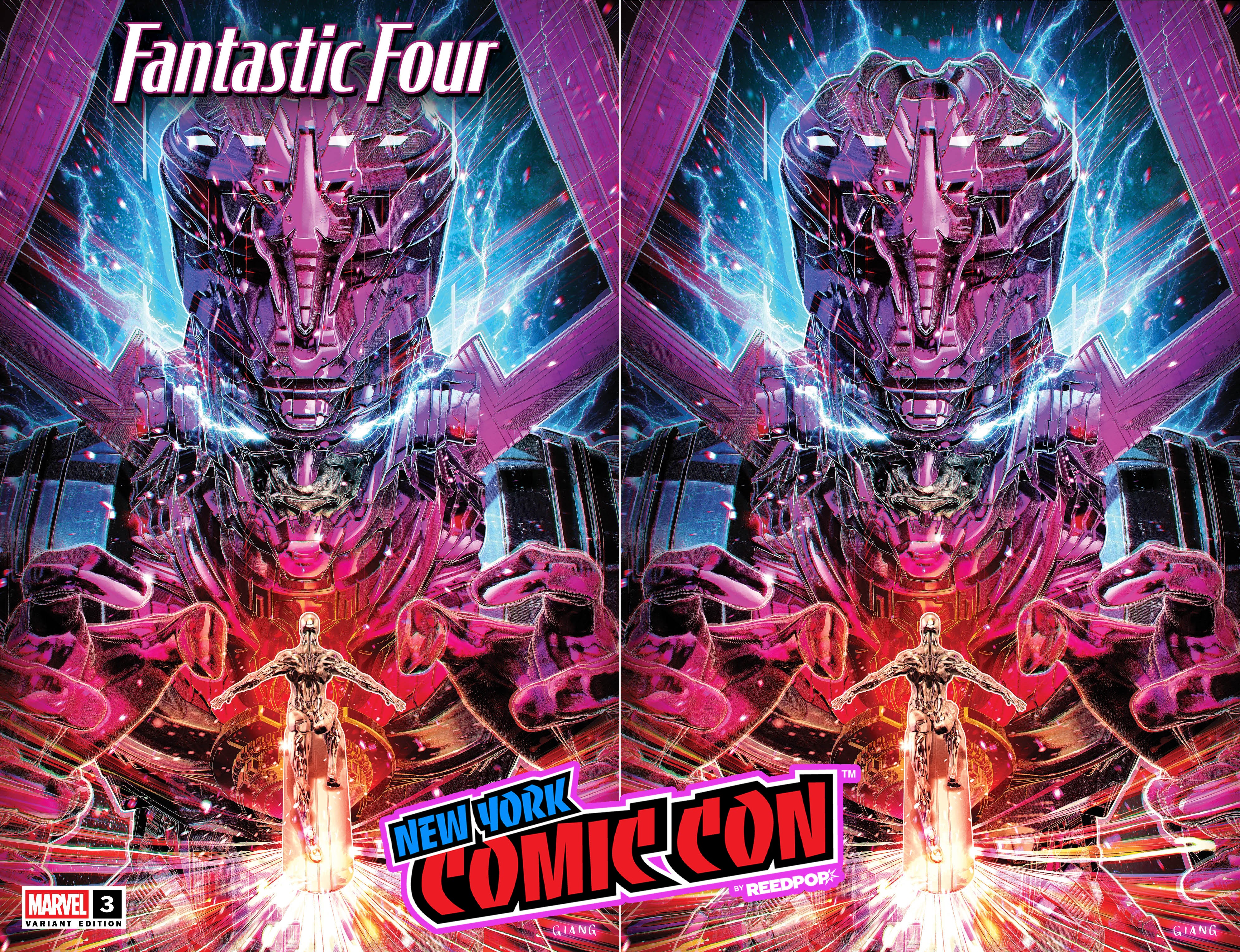 FANTASTIC FOUR #3 JOHN GIANG NYCC EXCLUSIVE VARIANT OPTIONS