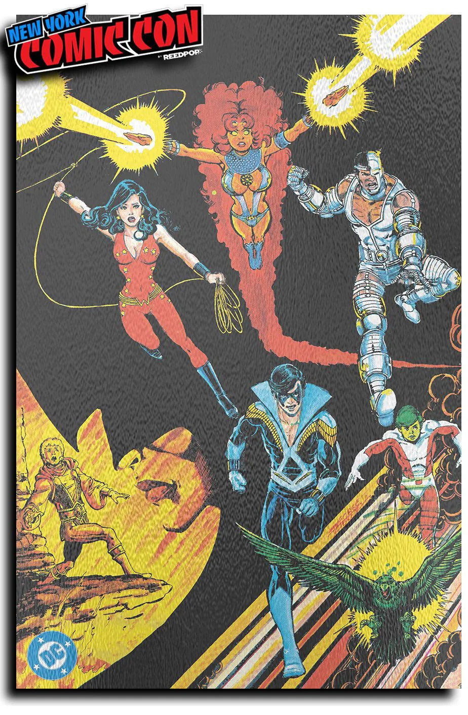 THE NEW TEEN TITANS #1 GEORGE PEREZ NYCC EXCLUSIVE VIRGIN FOIL EDITION (D9)