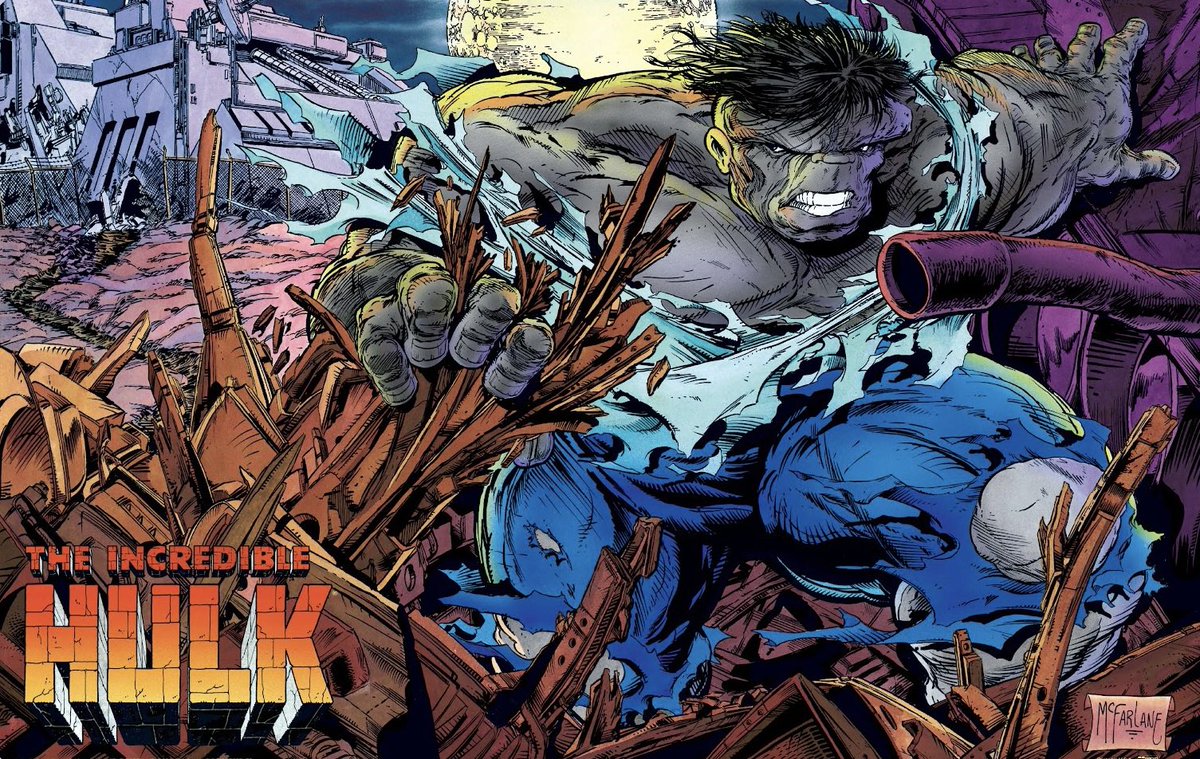 INCREDIBLE HULK #1 TODD MCFARLANE SDCC WRAPAROUND FOIL EDITION
