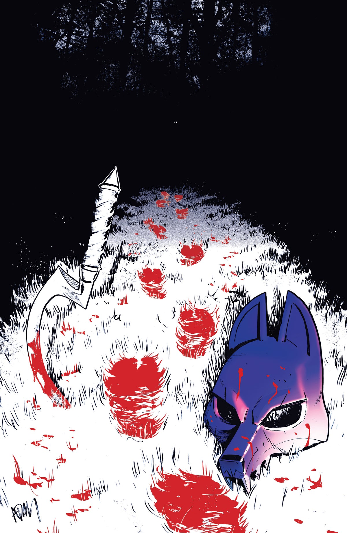 EXQUISITE CORPSES FOX MASK KILLER #1 ADAM GORHAM "WOLF MASK" NYCC EXCLUSIVE VARIANT COVERS