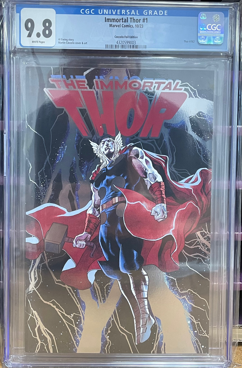 Thor #1 cgc 9.8 hotsell