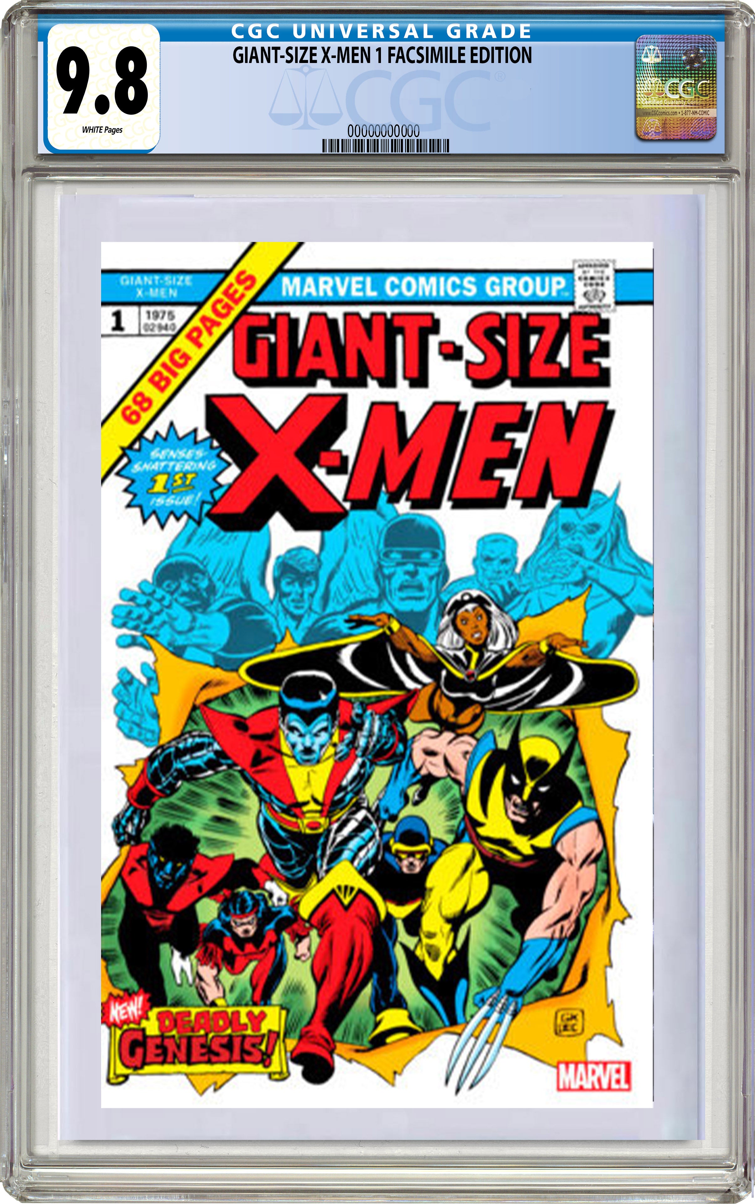 CGC 9.8 - GIANT-SIZE X-MEN 1 FACSIMILE EDITION [NEW PRINTING] - 08/16/23 (INSTOCK) C96