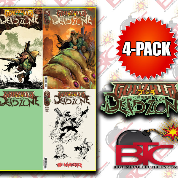danjirios様【good regular】TABLOID NEWS Godzilla: Escape the Deadzone [Kai-Sei Era] #1 4-PACK BUNDLE