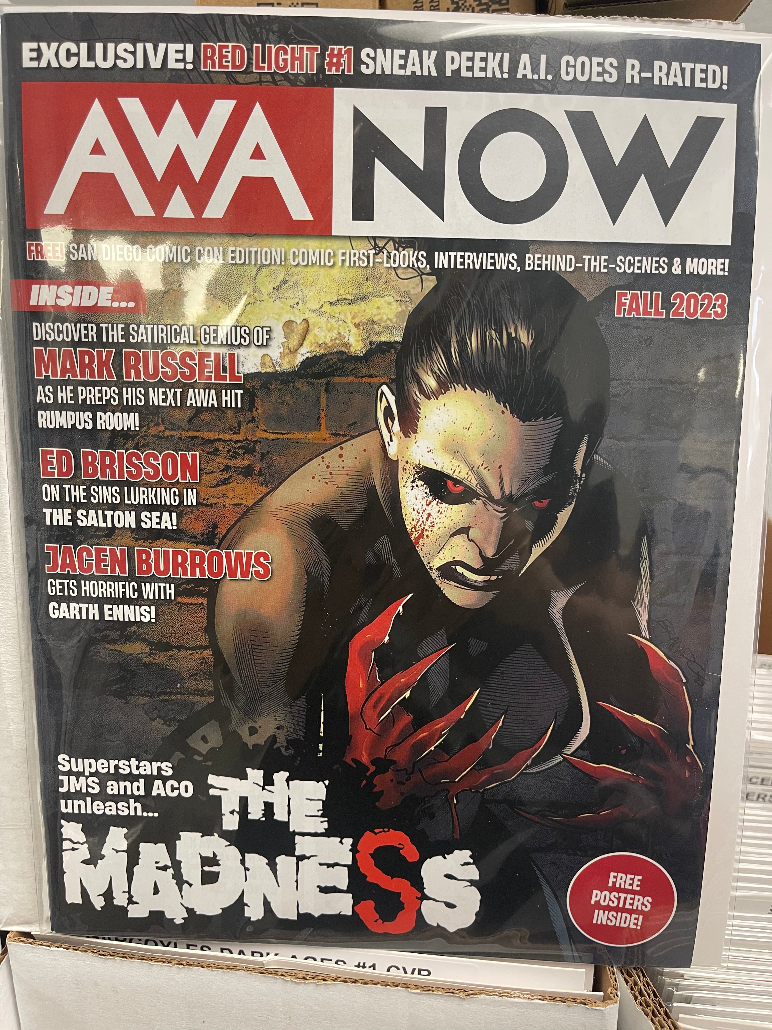 AWA NOW #4 SDCC EDITION (MAGAZINE SIZE) 08/23/23