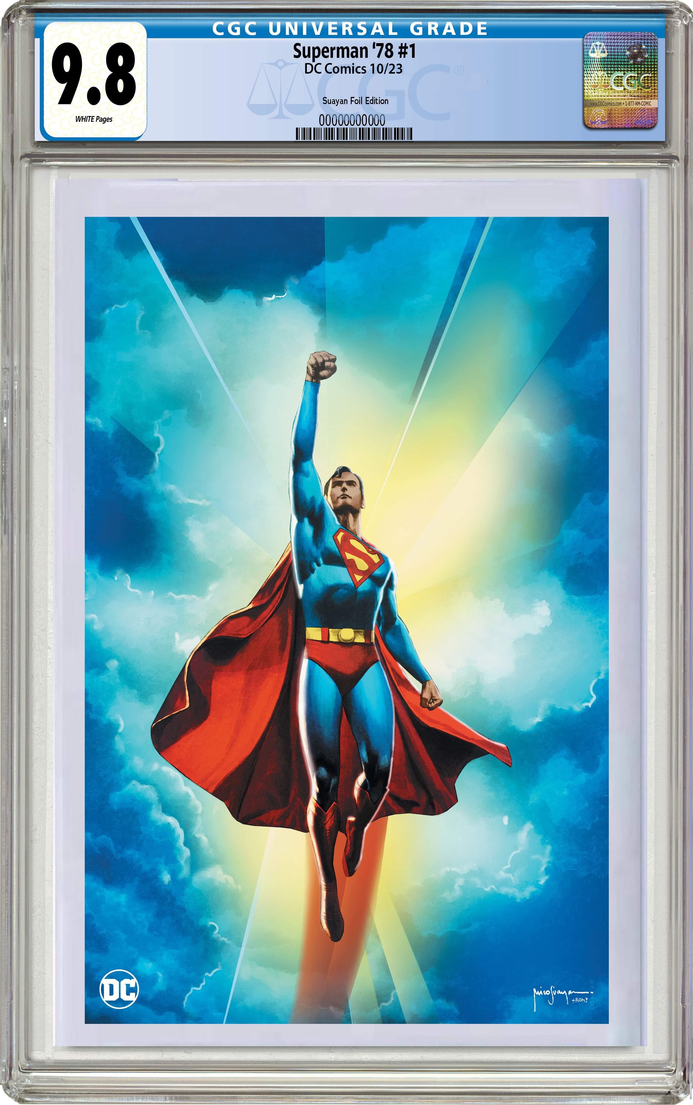 SUPERMAN 78 #1 MICO SUAYAN NYCC EXCLUSIVE FOIL VARIANT
