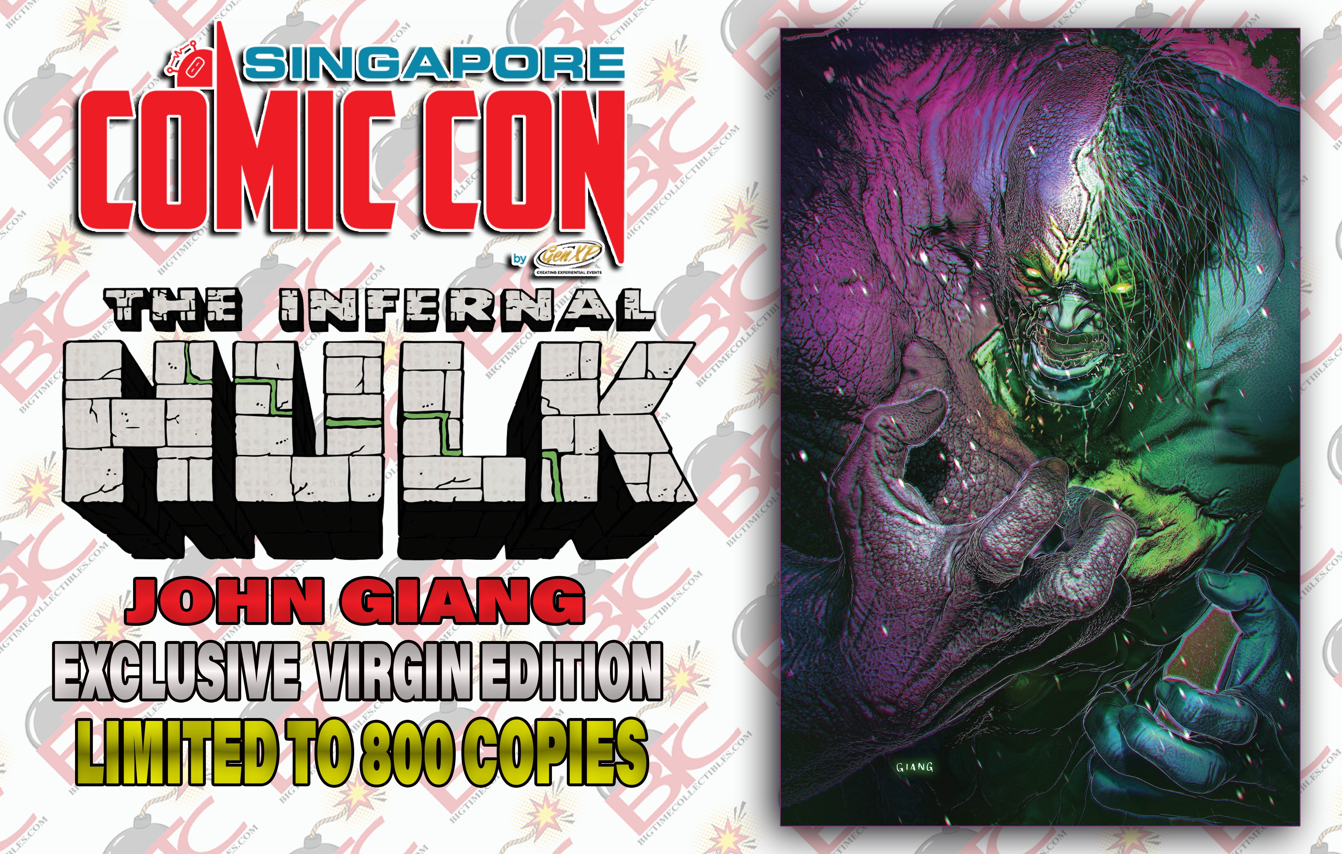 INFERNAL HULK #1 JOHN GIANG "INFERNAL MONSTER" SGCC EXCLUSIVE VARIANT COVERS  -- [11-26-25]