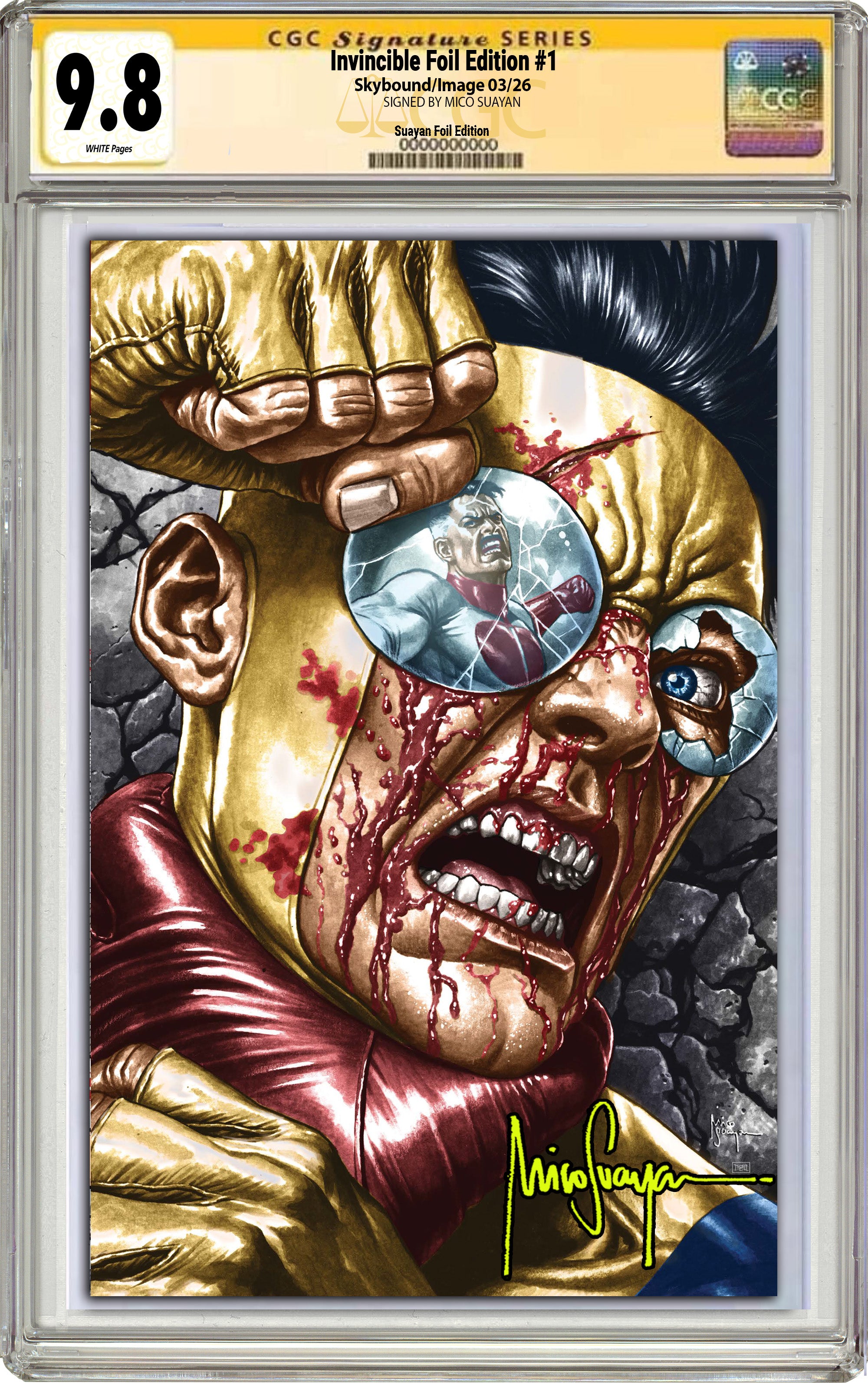INVINCIBLE FOIL EDITION #1 MICO SUAYAN C2E2 EXCLUSIVE FOIL EDITION