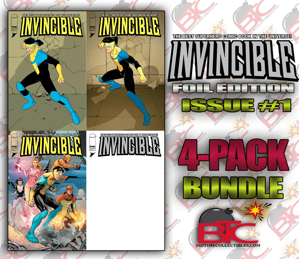 INVINCIBLE FOIL EDITION #1 4-PACK BUNDLE -- [Expected In Stock Date : 03-11-26]