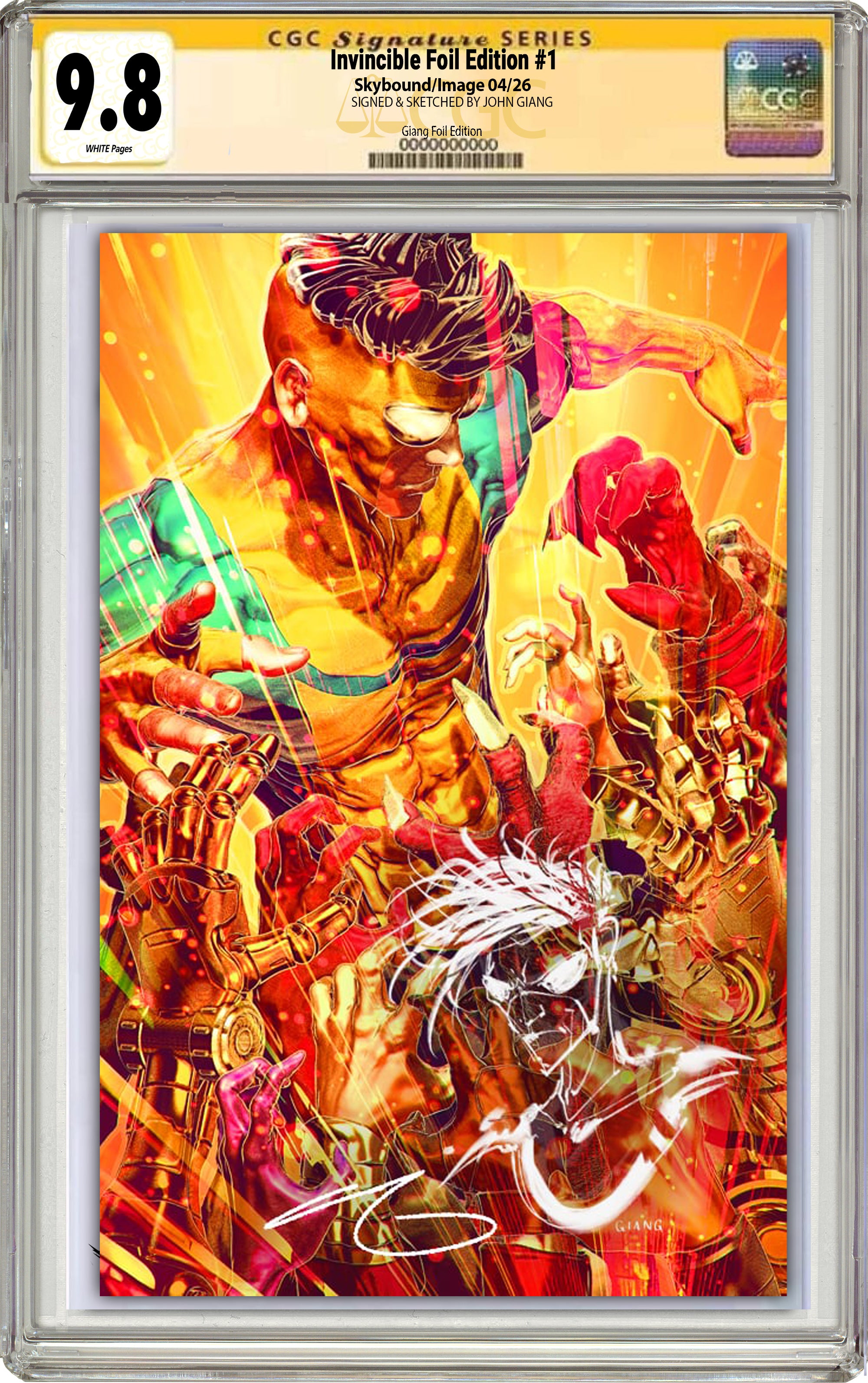 INVINCIBLE FOIL EDITION #1 JOHN GIANG MEGACON EXCLUSIVE VARIANT [03-11