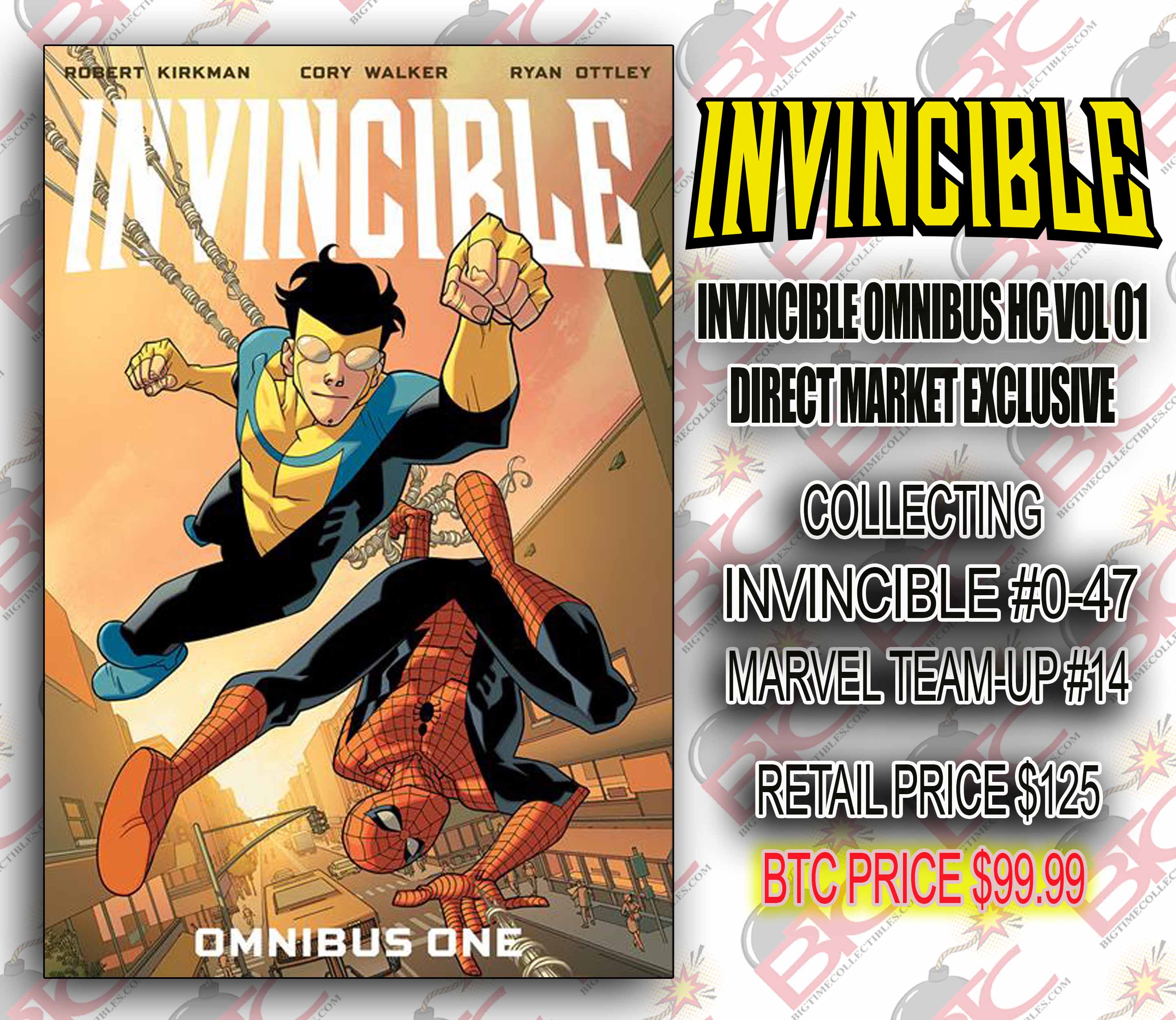 INVINCIBLE OMNIBUS HC VOL 01 DIRECT MARKET EXCLUSIVE CORY WALKER & DAVE MCCAIG CVR -- [Expected In Stock Date : 04-01-26]