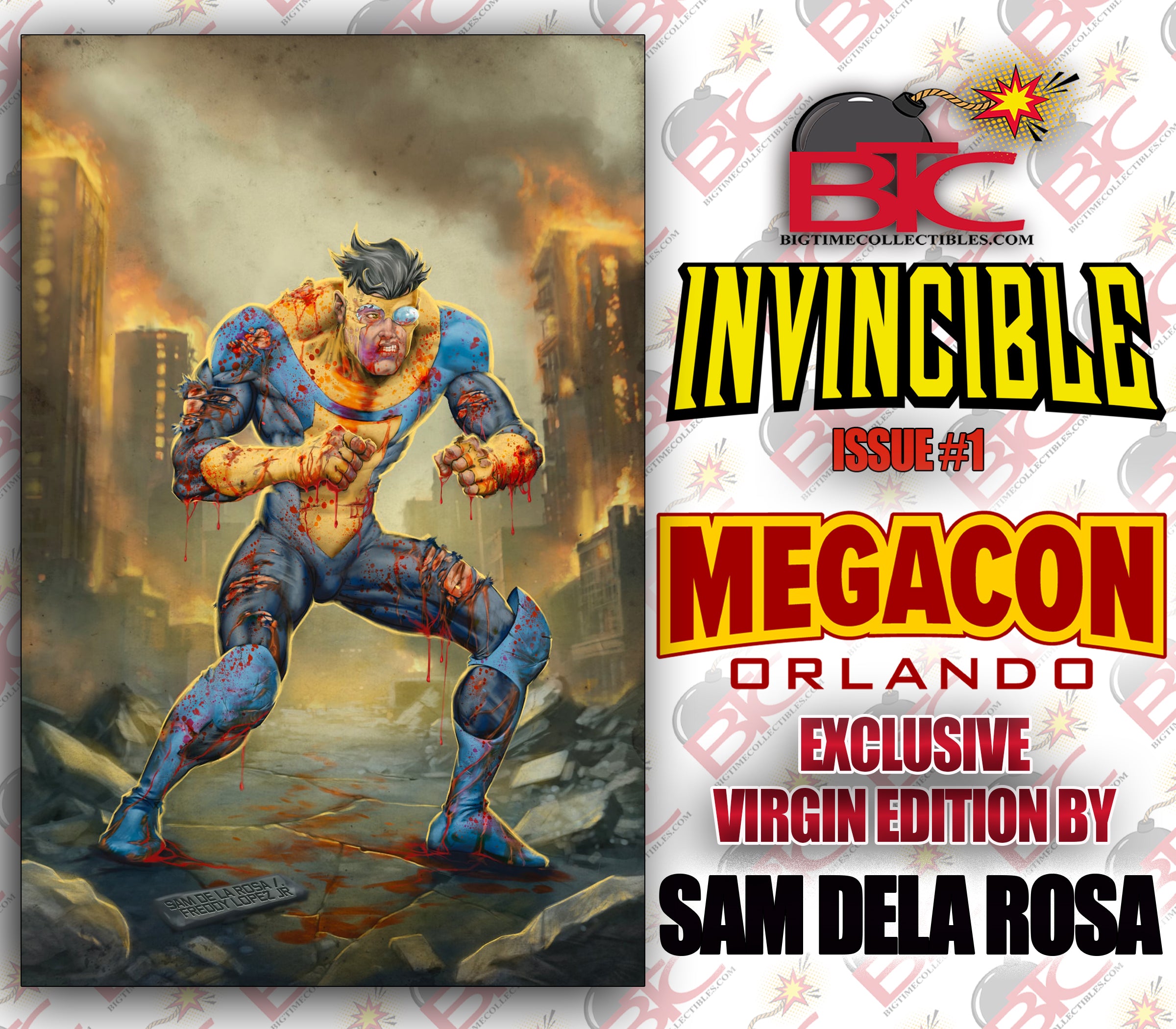 INVINCIBLE #1 SAM DELAROSA MEGACON EXCLUSIVE VARIANT (I64)