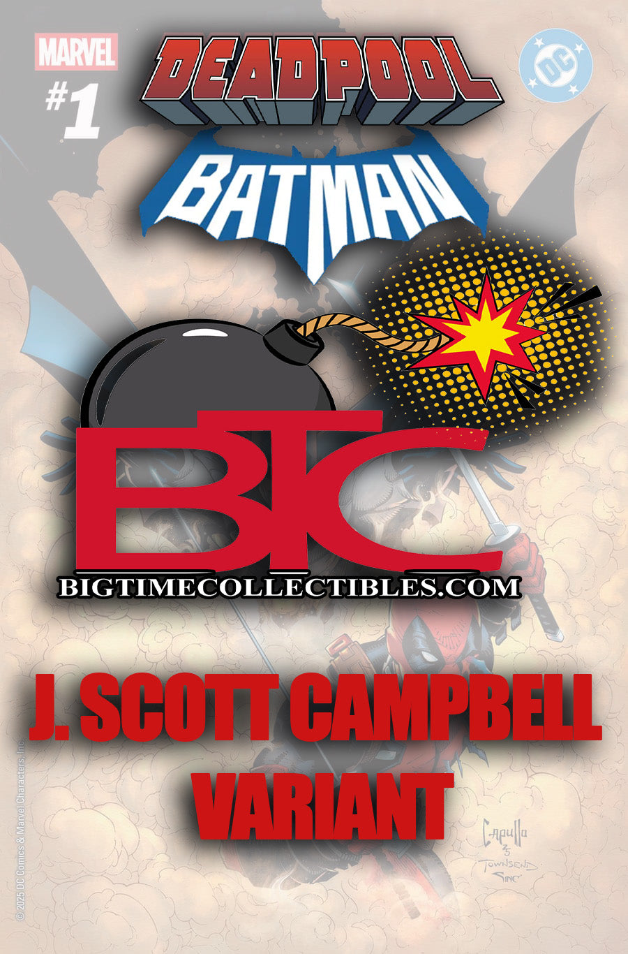 MARVEL/DC: DEADPOOL/BATMAN #1 17-PACK BUNDLE [Expected In Stock Date : 09-17-25]
